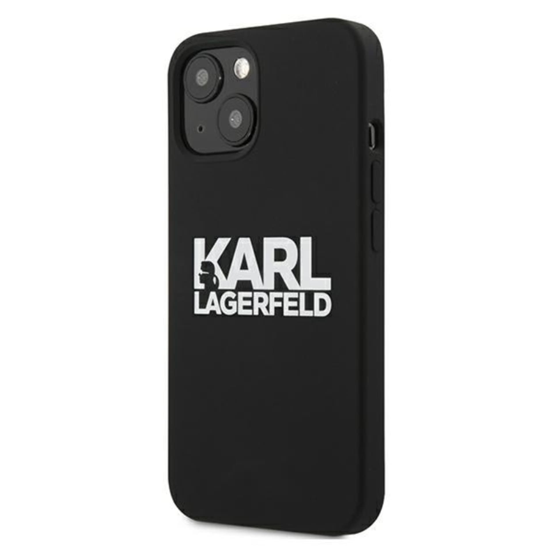 

Karl Lagerfeld Silicone Stack Logo - Etui iPhone 13 mini (czarny)