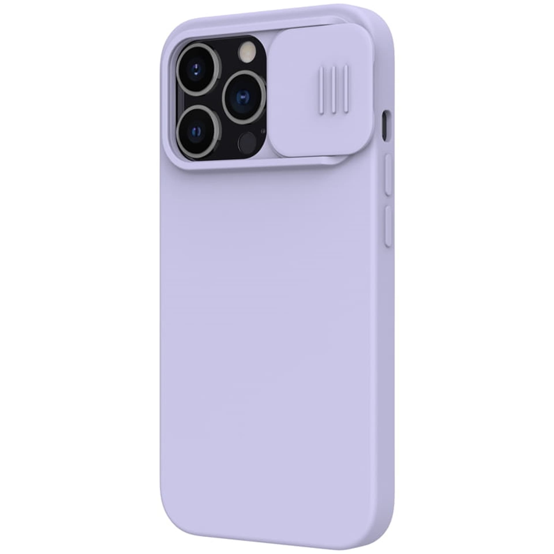 

Nillkin CamShield Silky Magnetic - Etui Apple iPhone 13 Pro z osłoną aparatu (Misty Purple)