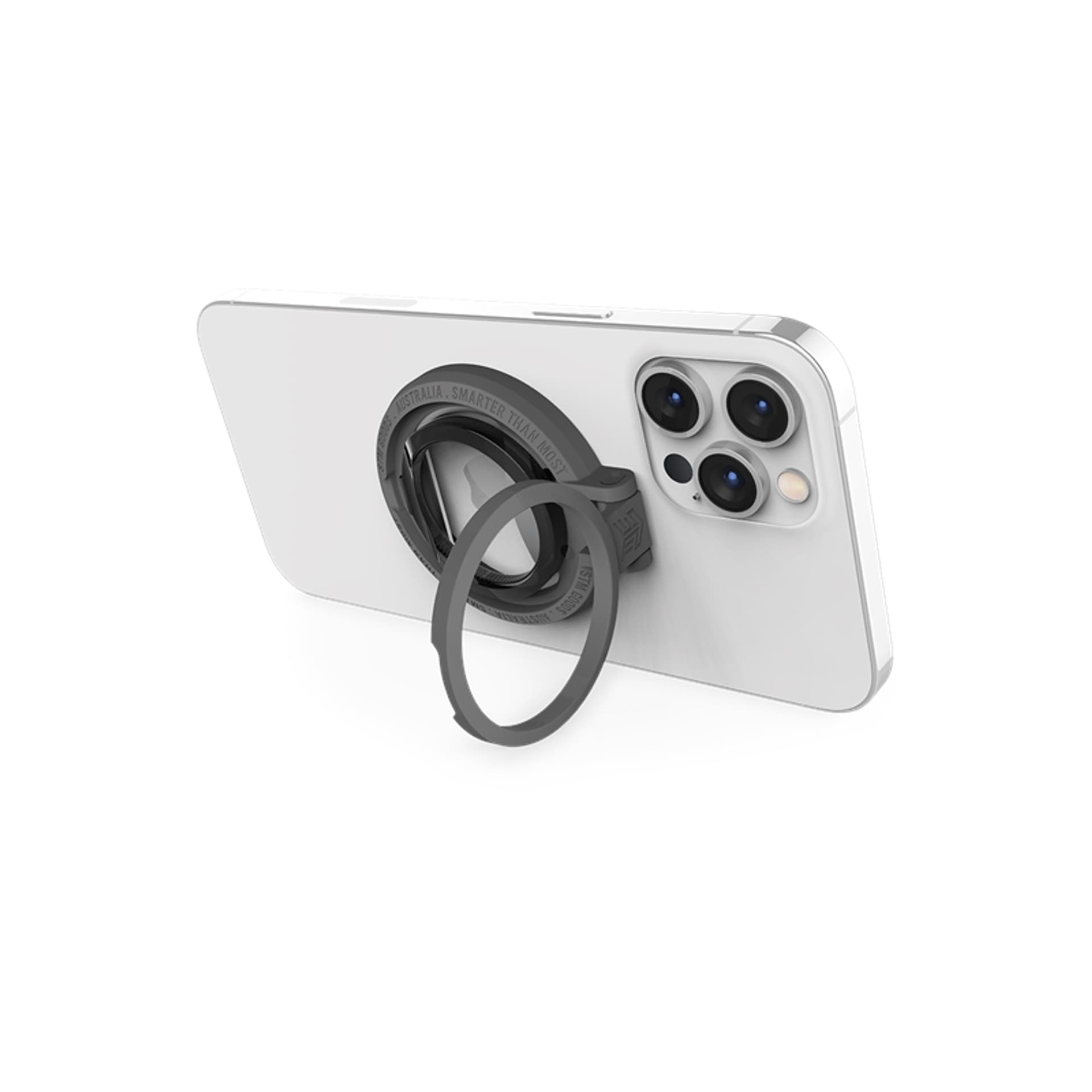 

STM MagLoop - Uchwyt MagSafe na palec z funkcją podstawki + otwieracz (szary)