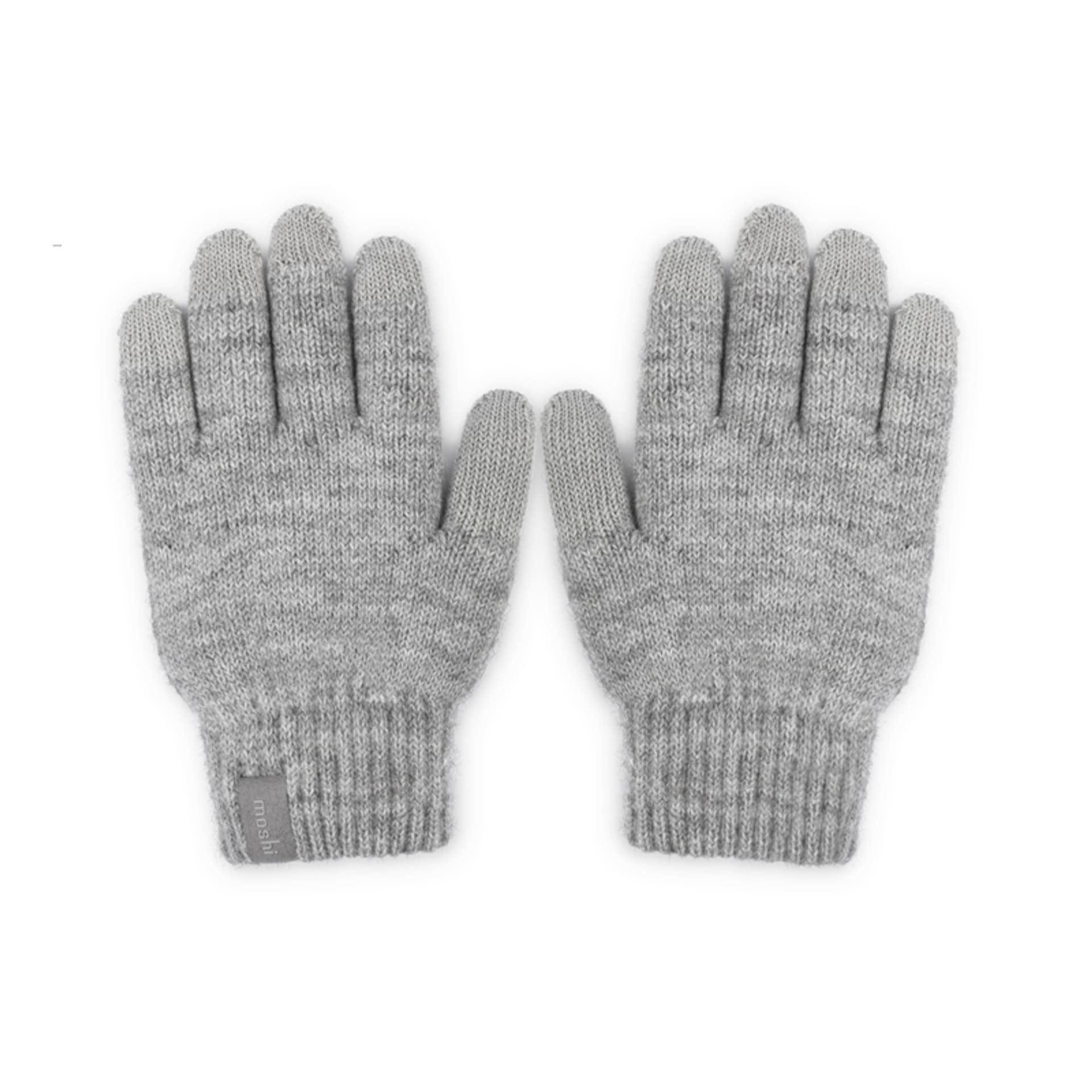 

Moshi Digits Touchscreen Gloves - Rękawiczki dotykowe do smartfona (M) (Light Gray)