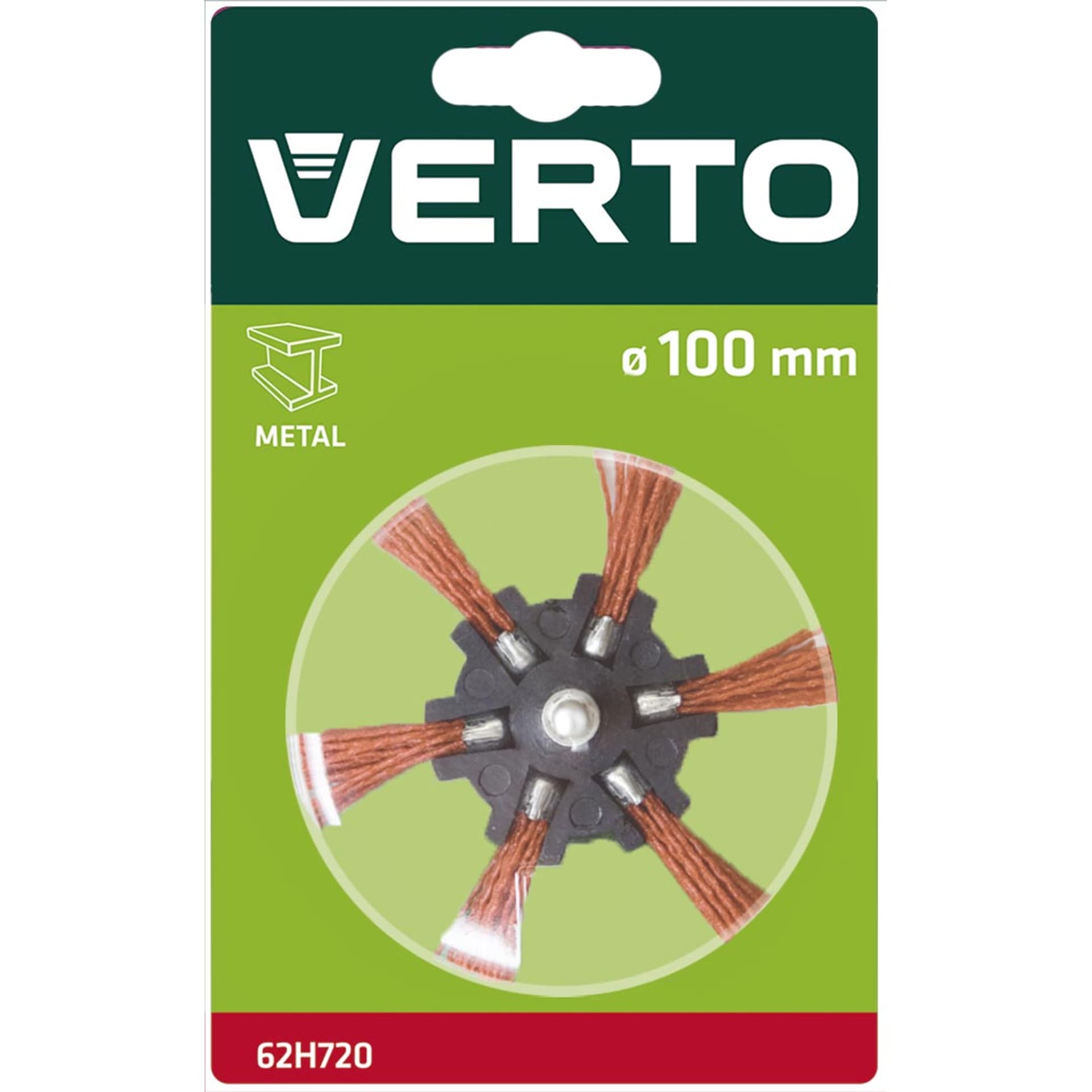 

Szczotka ścierna miotełkowa z trzpieniem 100 mm