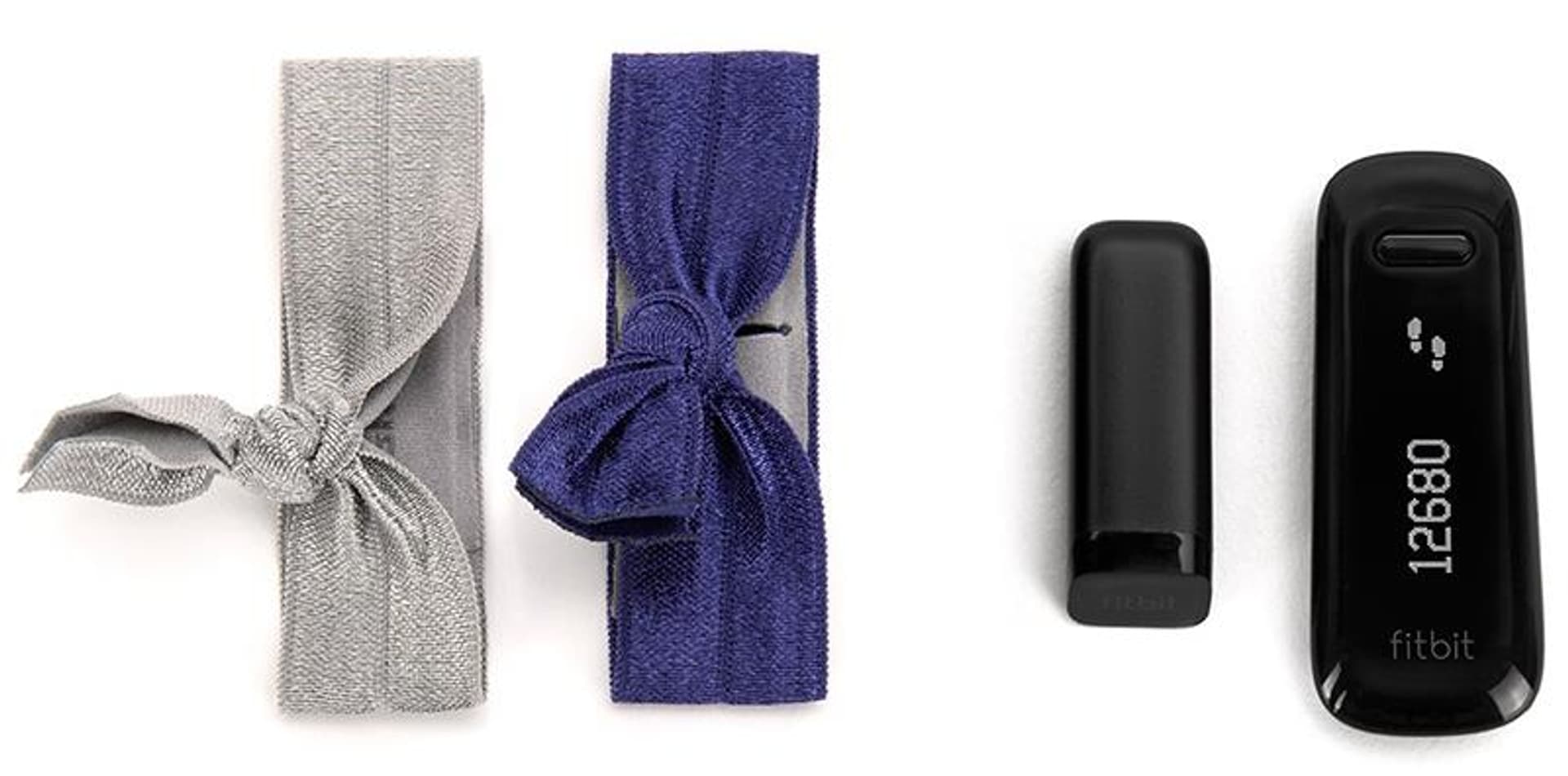 

Griffin Ribbon Wristband - Opaski do Fitbit i Sony SmartBand (zestaw srebrny i fioletowy)