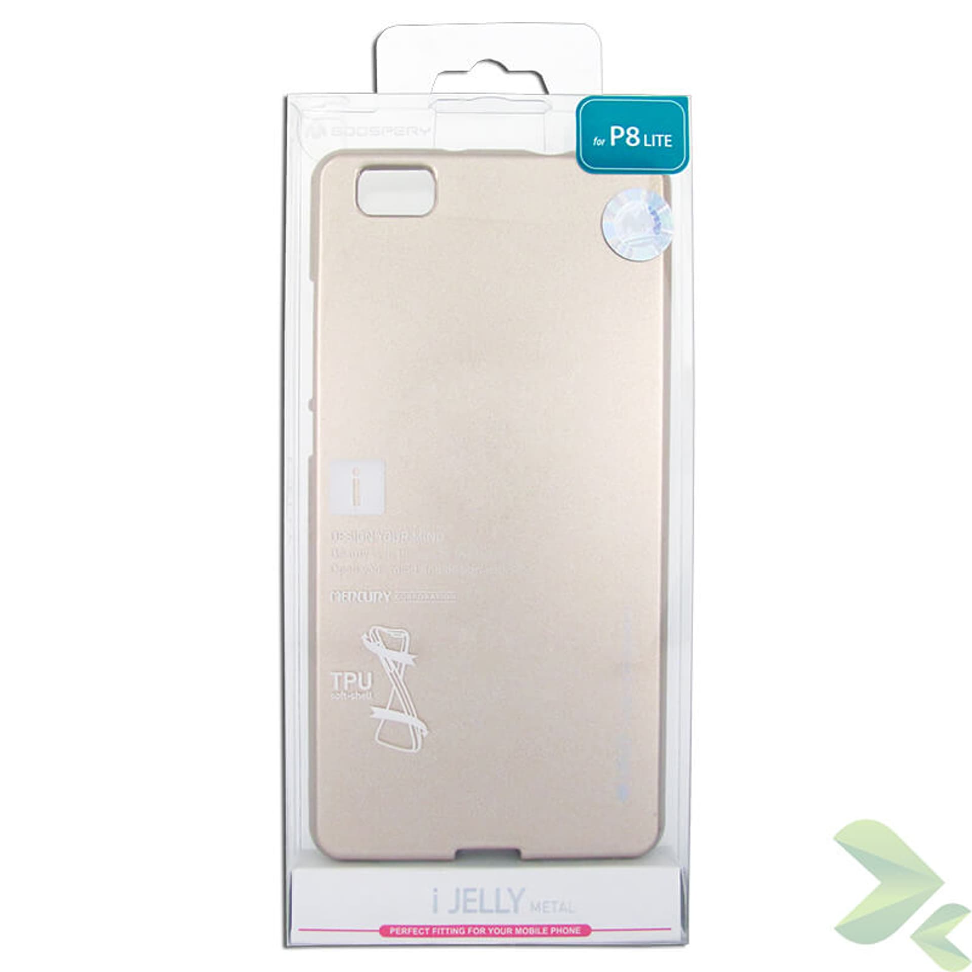 

Mercury I-Jelly - Etui Huawei P8 Lite (złoty)