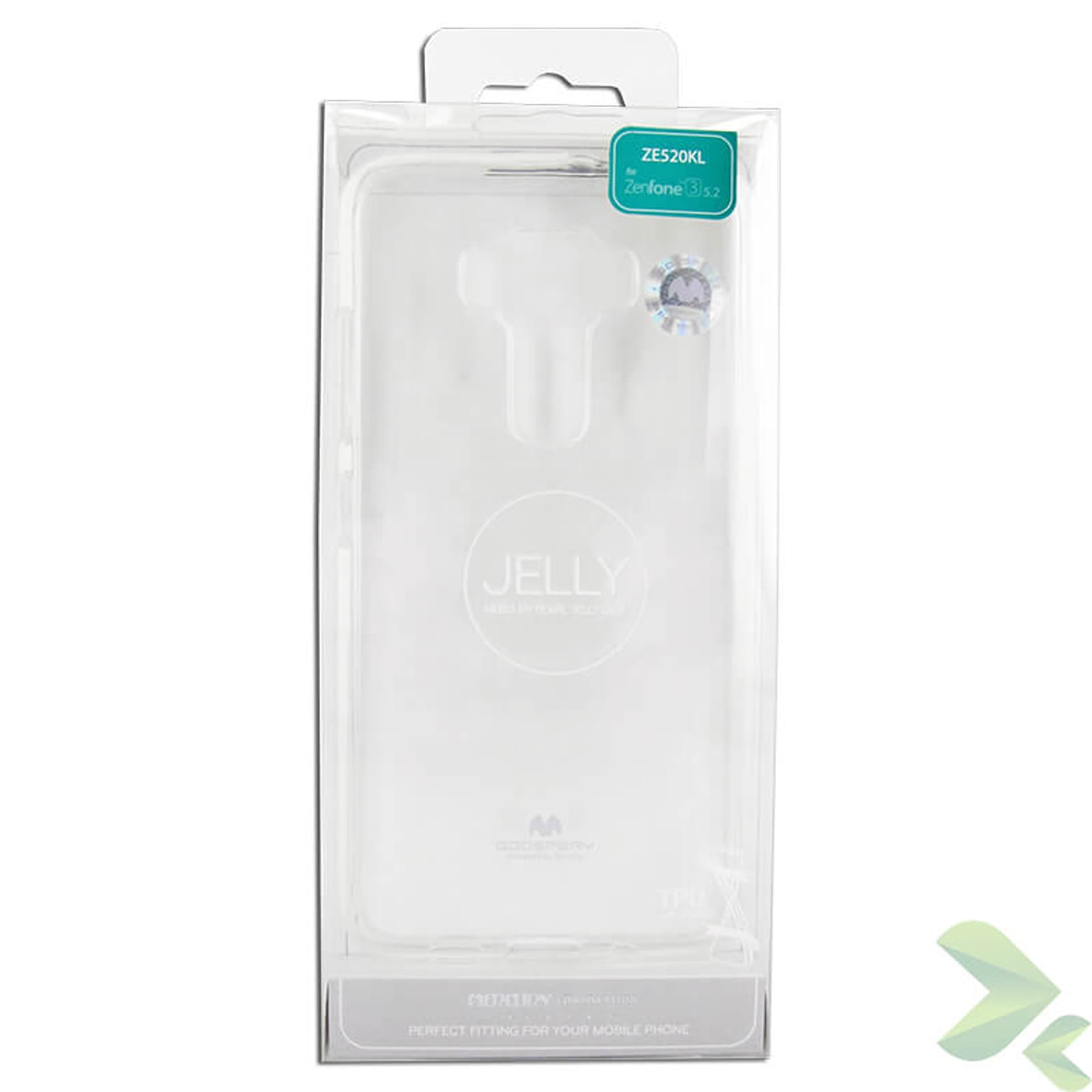

Mercury Transparent Jelly - Etui Asus Zenfone 3 (przezroczysty)