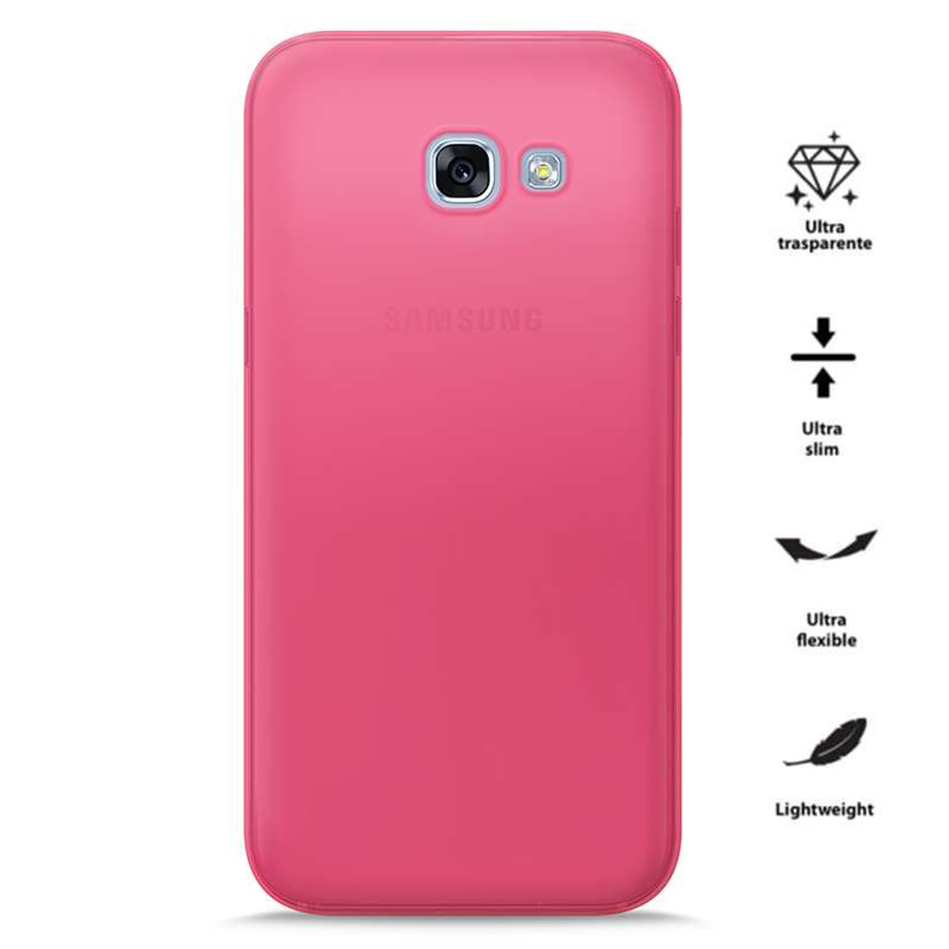 

PURO 0.3 Nude - Etui Samsung Galaxy A3 (2017) (Fluo Pink)