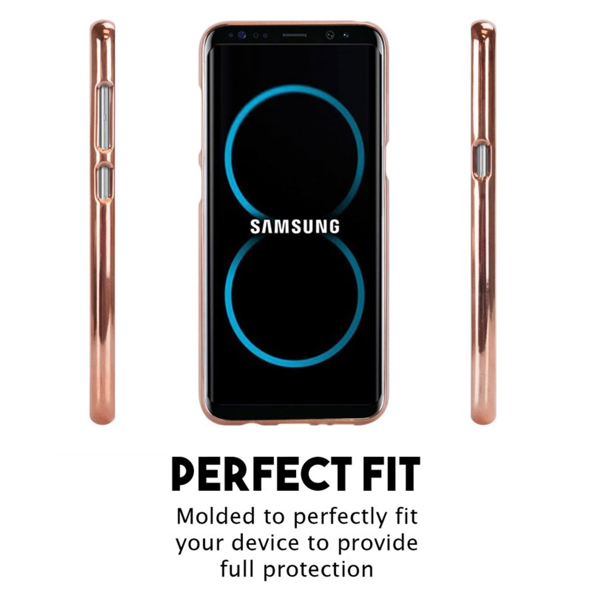 

Mercury RING2 - Etui Samsung Galaxy S8+ (różowe złoto)