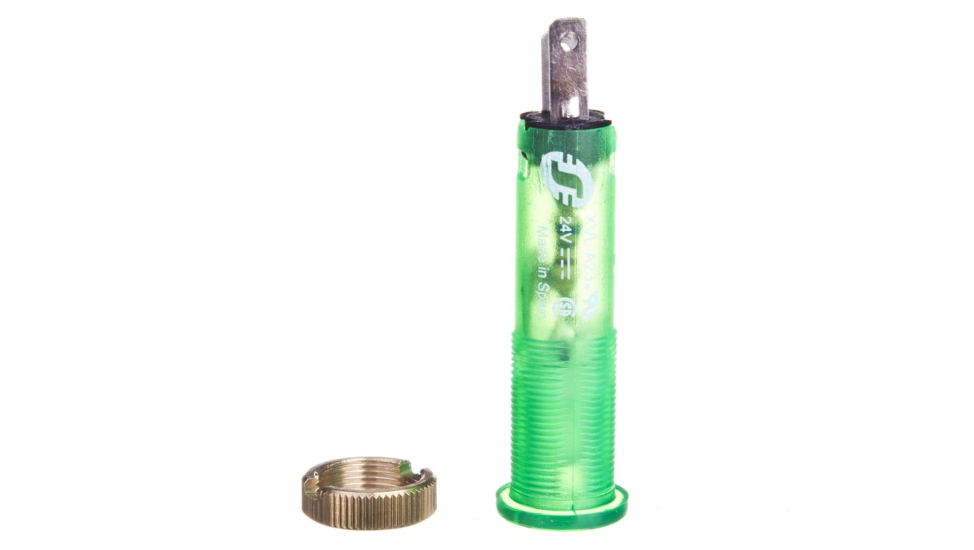 

Lampka sygnalizacyjna 8mm zielona 24V DC XVLA233
