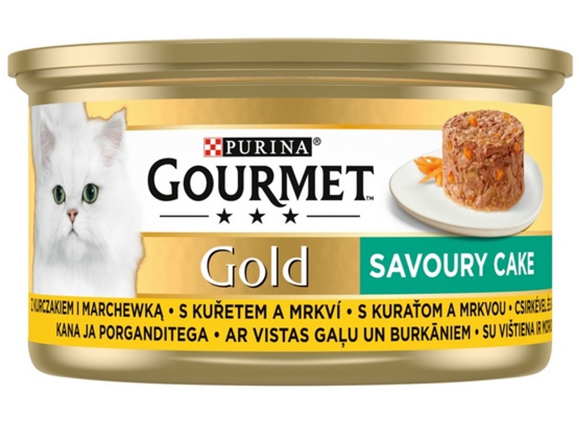 

Gourmet Gold Savoury Cake mokra karma dla kota z kurczakiem i marchewką 85g