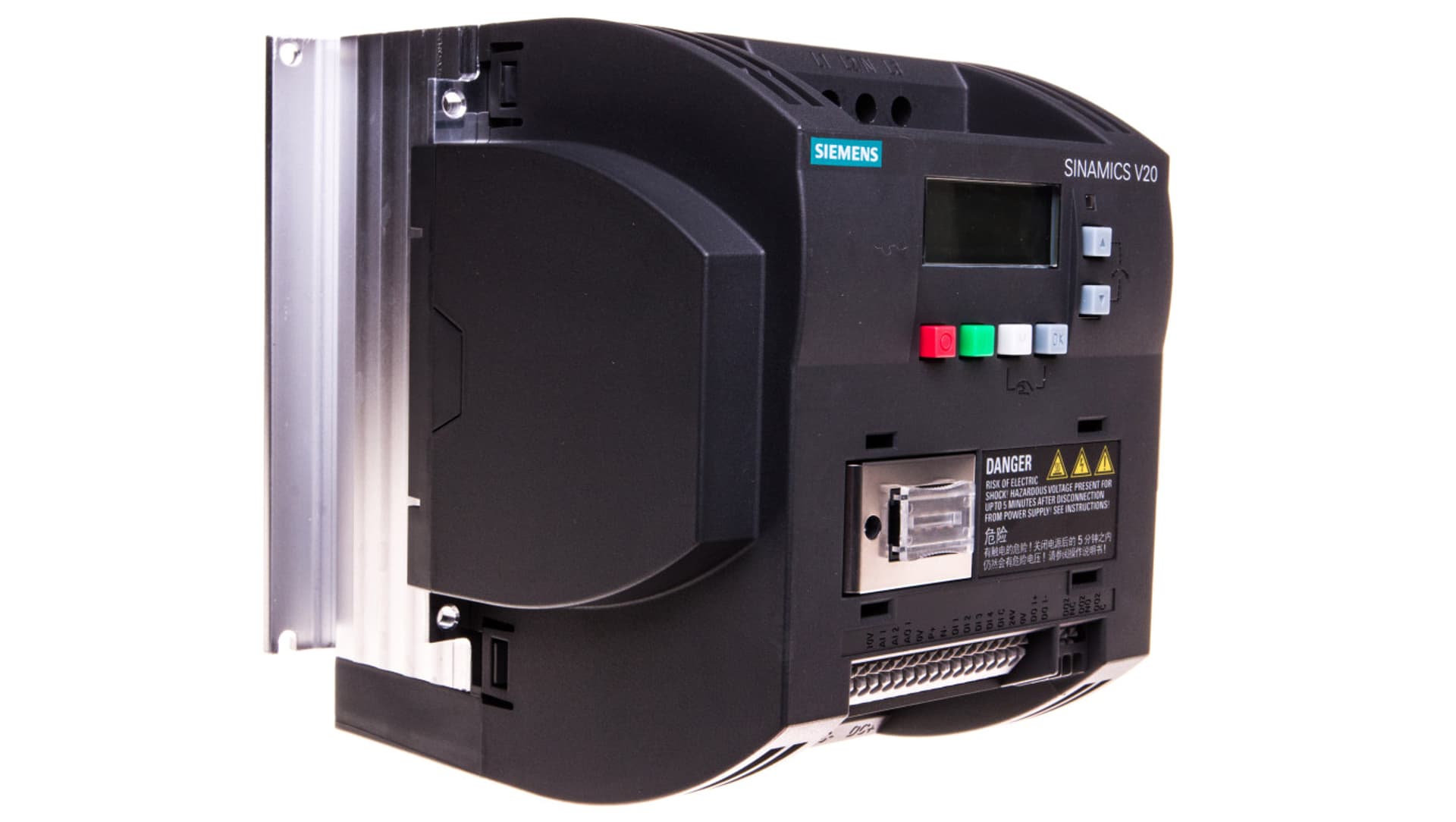 

Falownik Uwe=400V, Uwy=3x400V/8,8A 4,0kW Sinamics V20 6SL3210-5BE24-0UV0