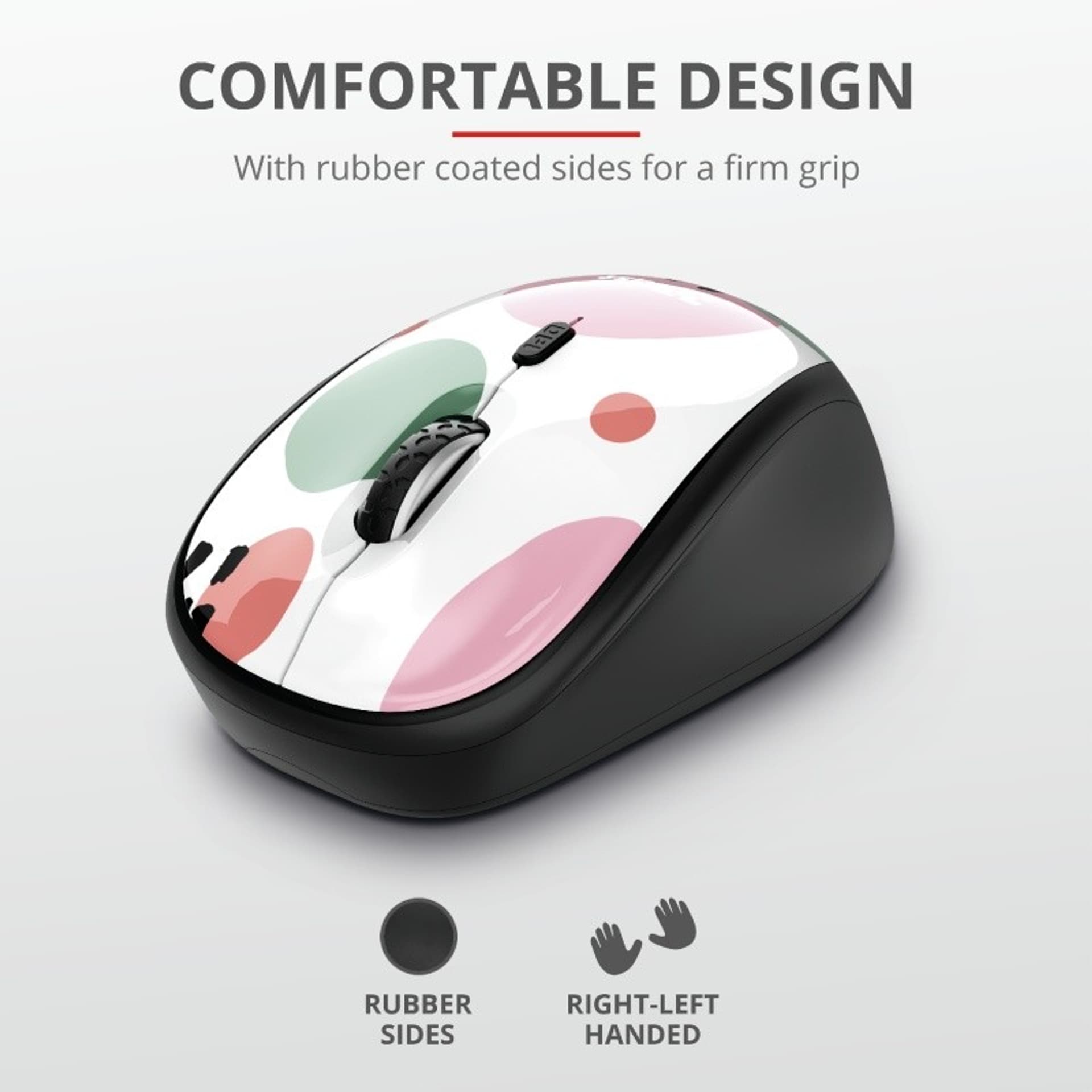 

YVI WIRELESS PINK CIRCL ES mysz komputerowa