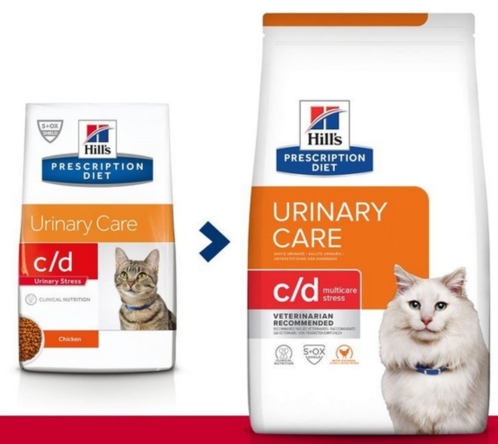 

Hill's Prescription Diet c/d Feline Urinary Stress 400g