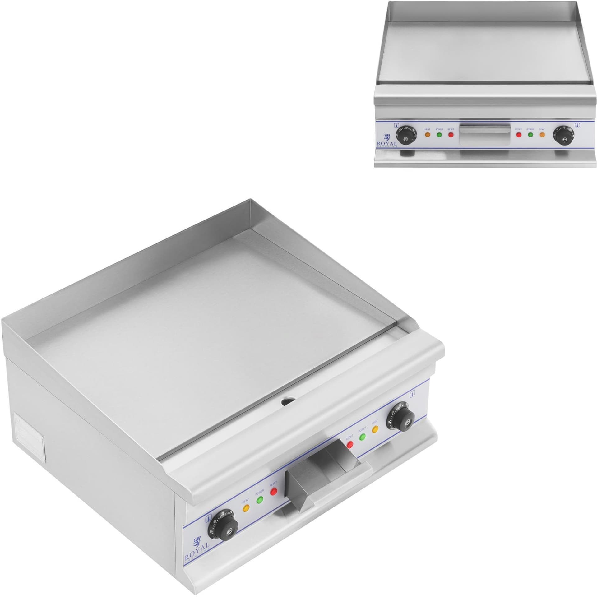 

Gładka płyta grillowa grill elektryczny do smażenia 60cm 400V Royal Catering RCG 60S