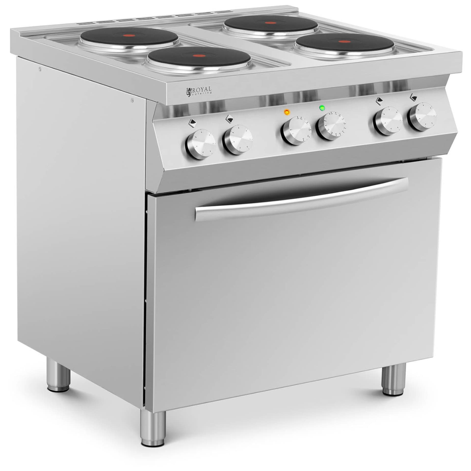 

Kuchnia elektryczna 4-płytowa z piekarnikiem 4 x 2600 W 3 kW 400 V ITALY
