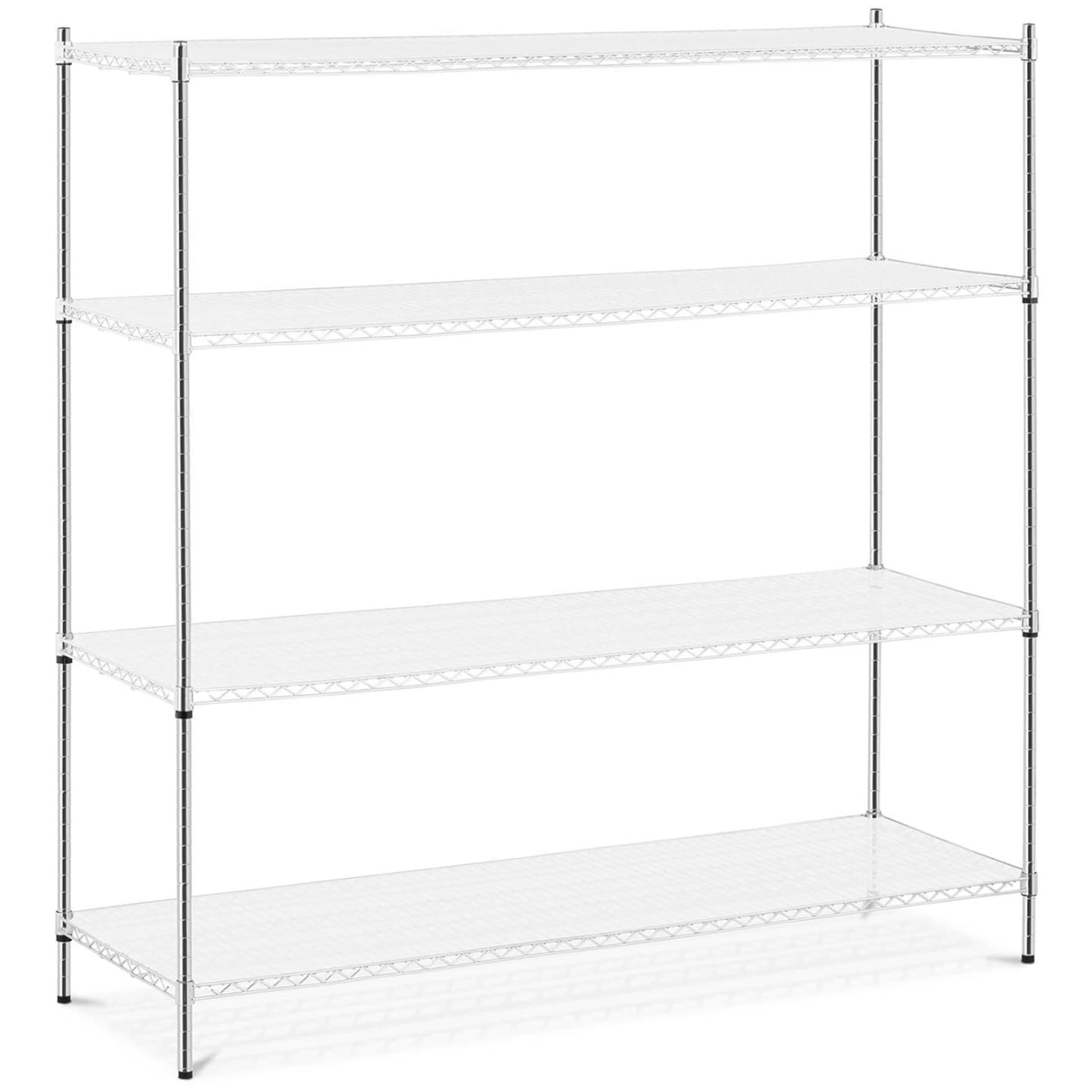 

Regał magazynowy ażurowy 4 półki + 4 maty do 1 t 1000 kg 180x60x180 cm
