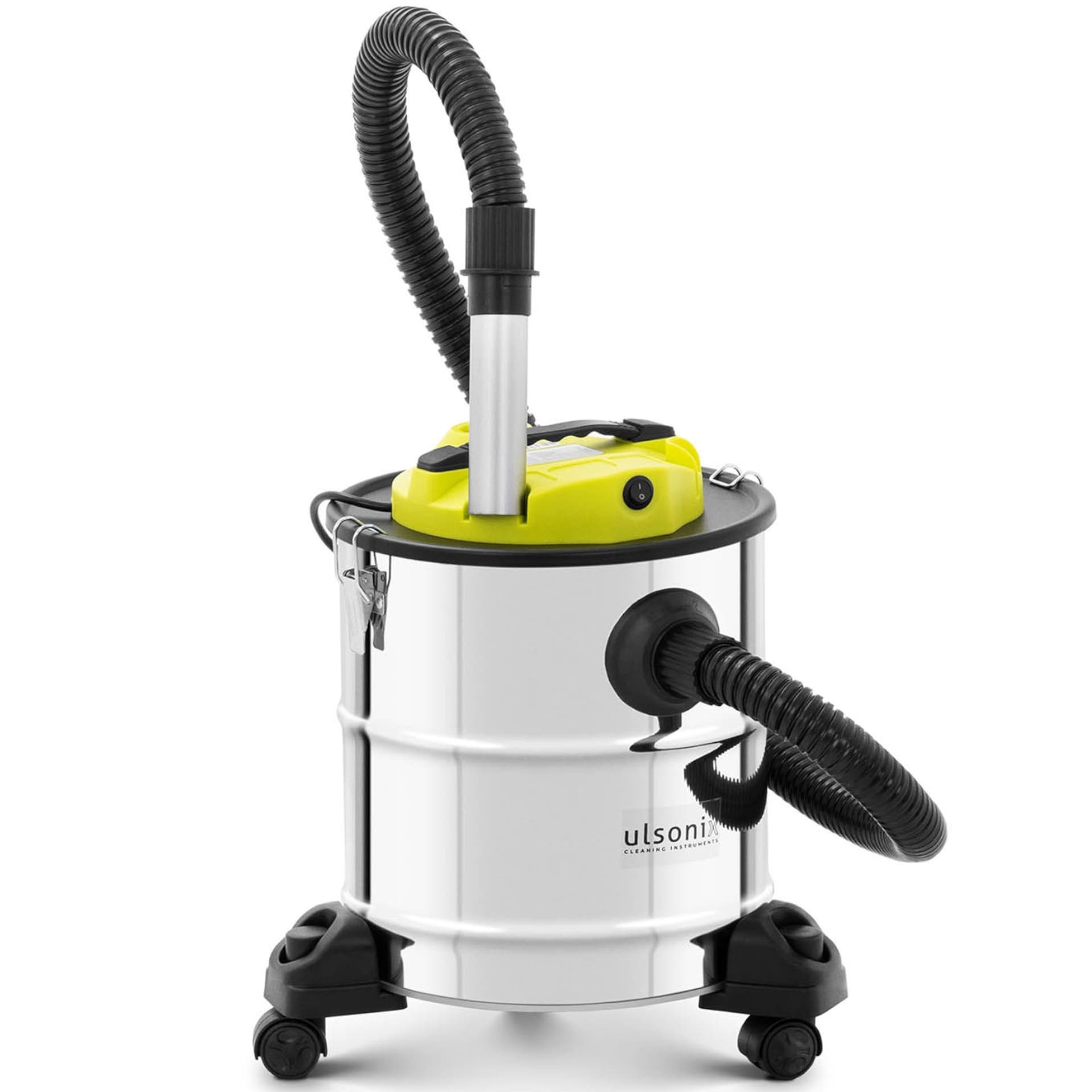 

Odkurzacz kominkowy do popiołu mobilny nierdzewny z filtrem HEPA 1.2 kW 20 l