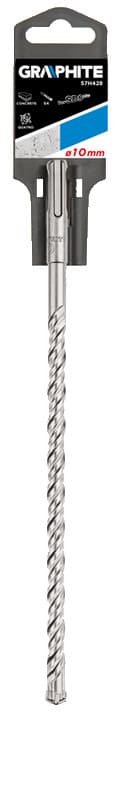 

Wiertło do betonu SDS Plus, 10 x 260 mm, S4, quatro