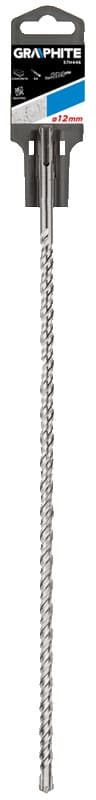 

Wiertło do betonu SDS Plus, 12 x 400 mm, S4, quatro