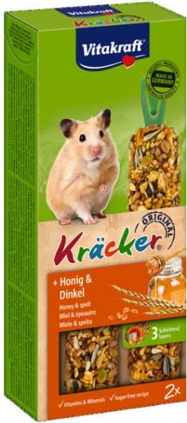 

VITAKRAFT KRACKER kolba dla chomika, miód i orkisz 2szt