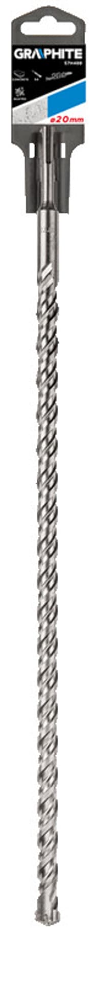 

Wiertło do betonu SDS Plus, 20 x 600 mm, S4, quatro