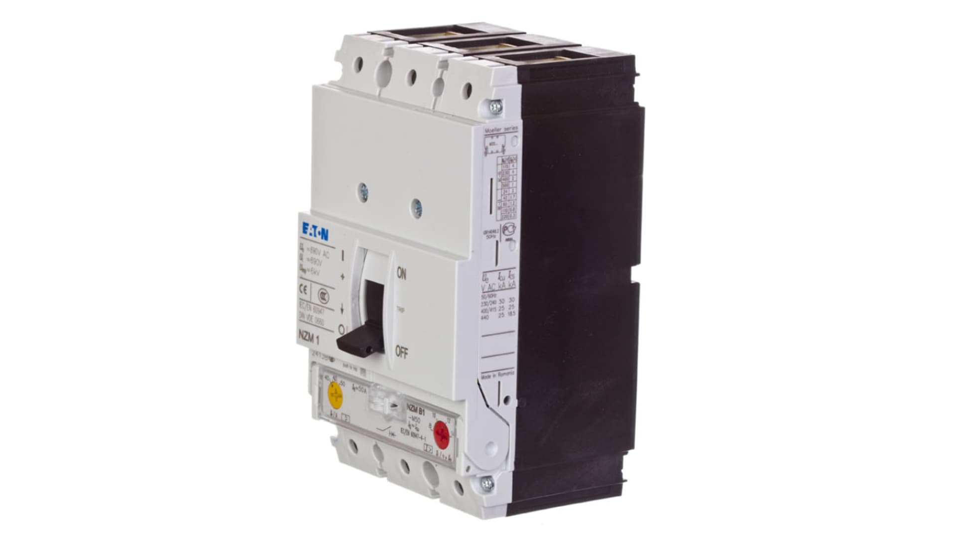 

Wyłącznik mocy 50A 3P 25kA NZMB1-M50 265711