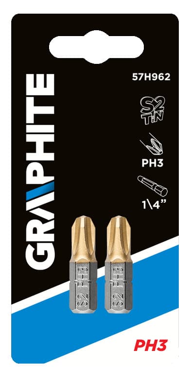 

Końcówki wkrętakowe PH3 x 25 mm, 2 szt.