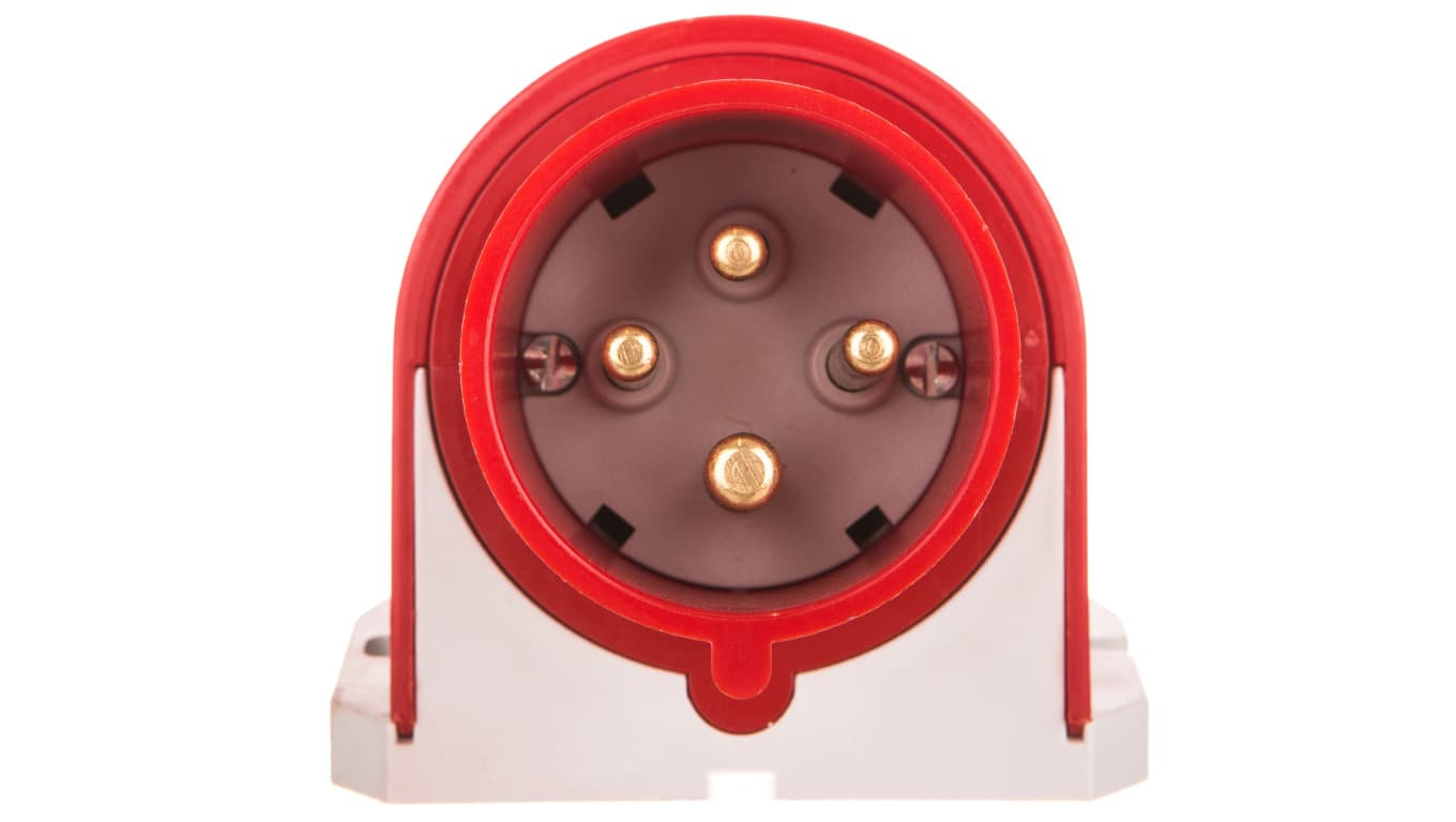 

Wtyczka odbiornikowa naścienna Quick-Connect 32A 4p 400V 6h IP44 24405