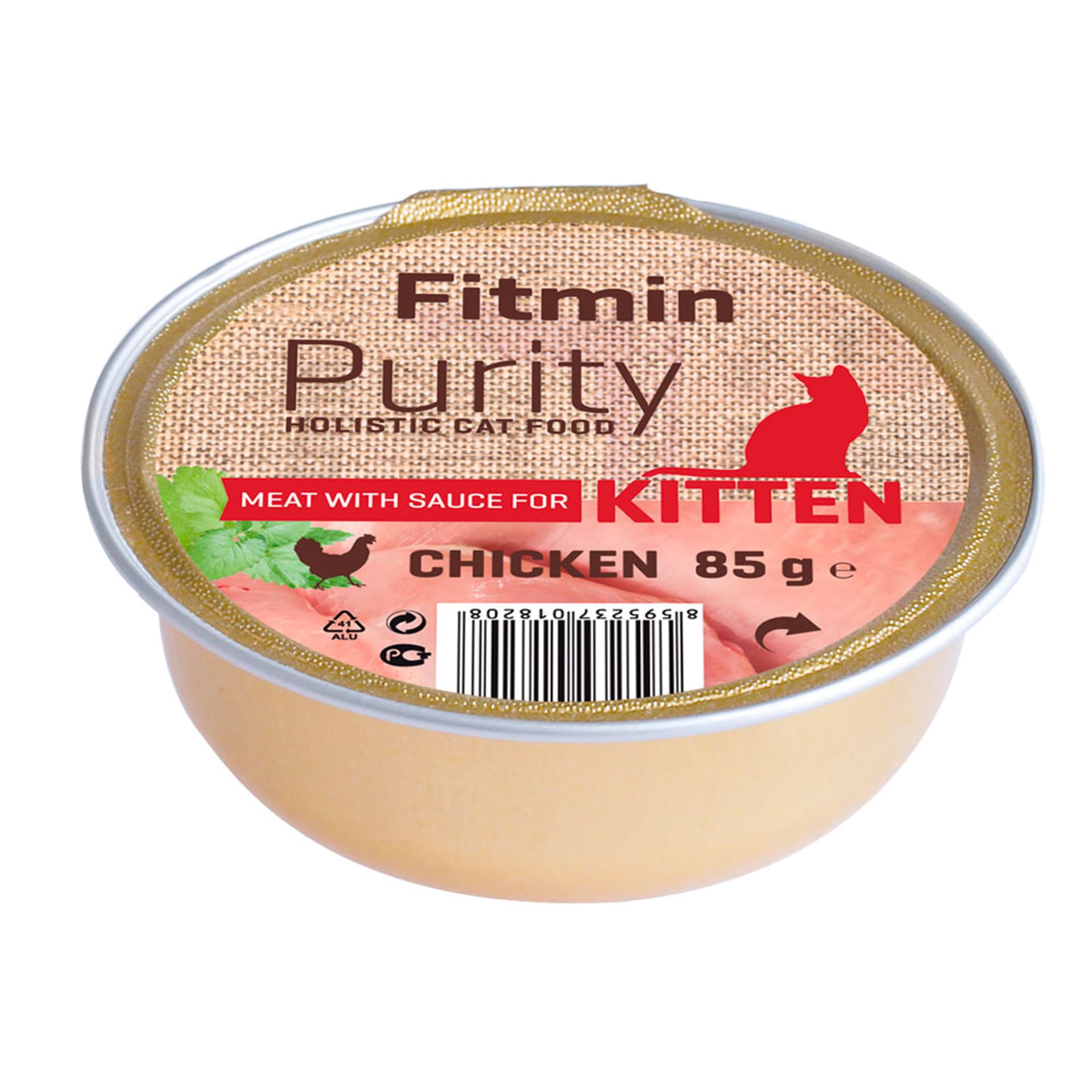 

FITMIN cat Purity alutray Kitten Chicken 85g