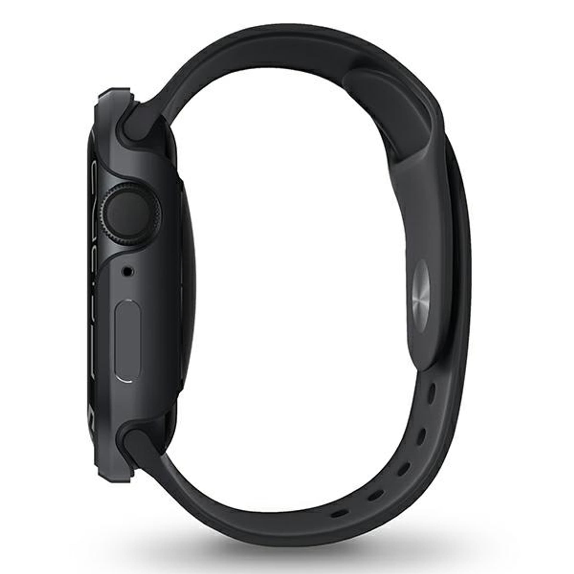 

UNIQ etui Valencia Apple Watch Series 4/5/6/7/8/SE 40/41mm. grafitowy/graphite