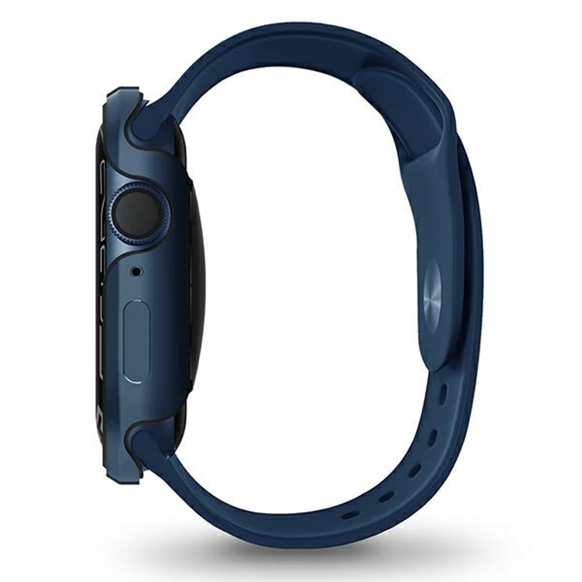 

UNIQ etui Valencia Apple Watch Series 4/5/6/7/8/SE 45/44mm. niebieski/blue