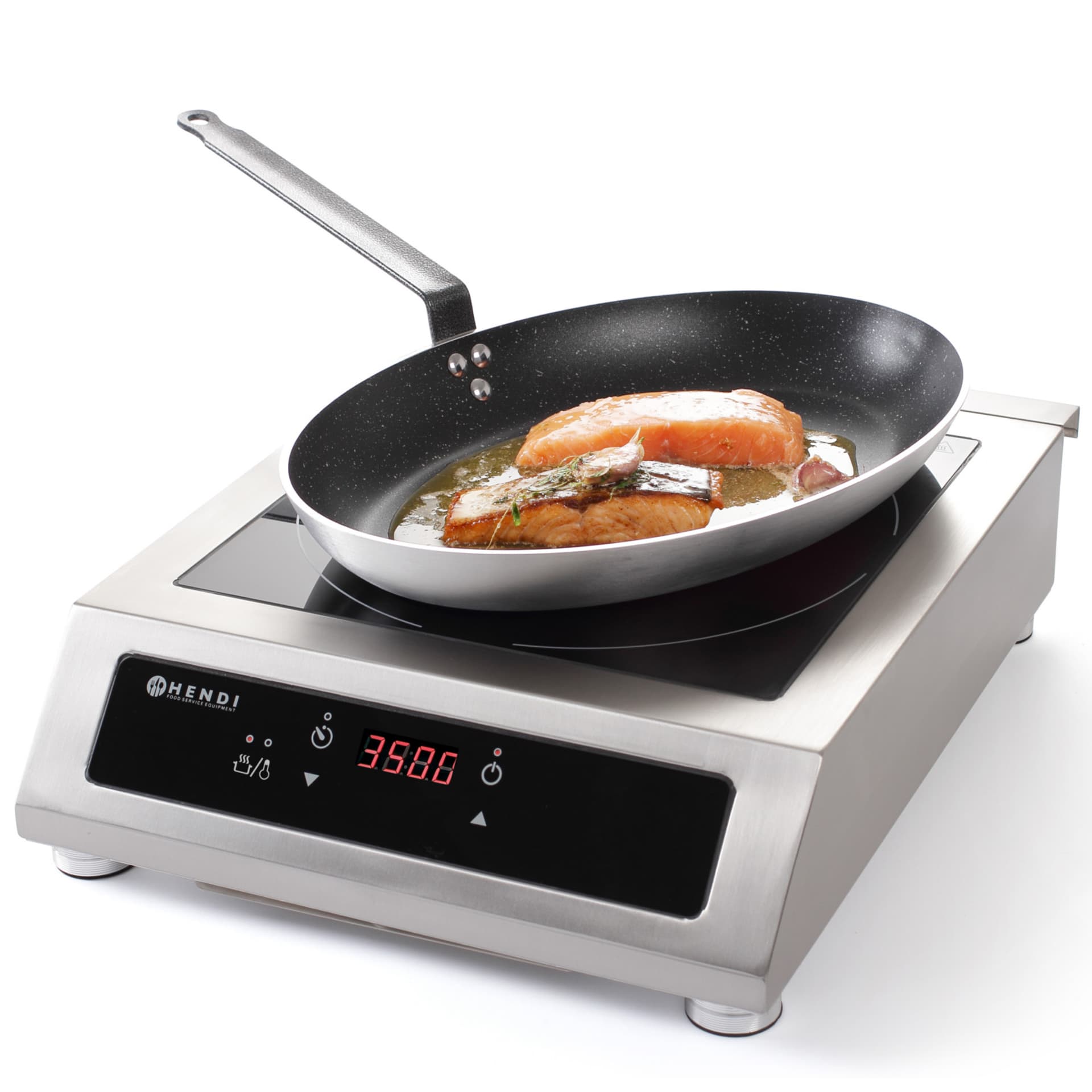 

Kuchenka indukcyjna elektroniczna do garnków patelni śr. 16-30cm 3500W