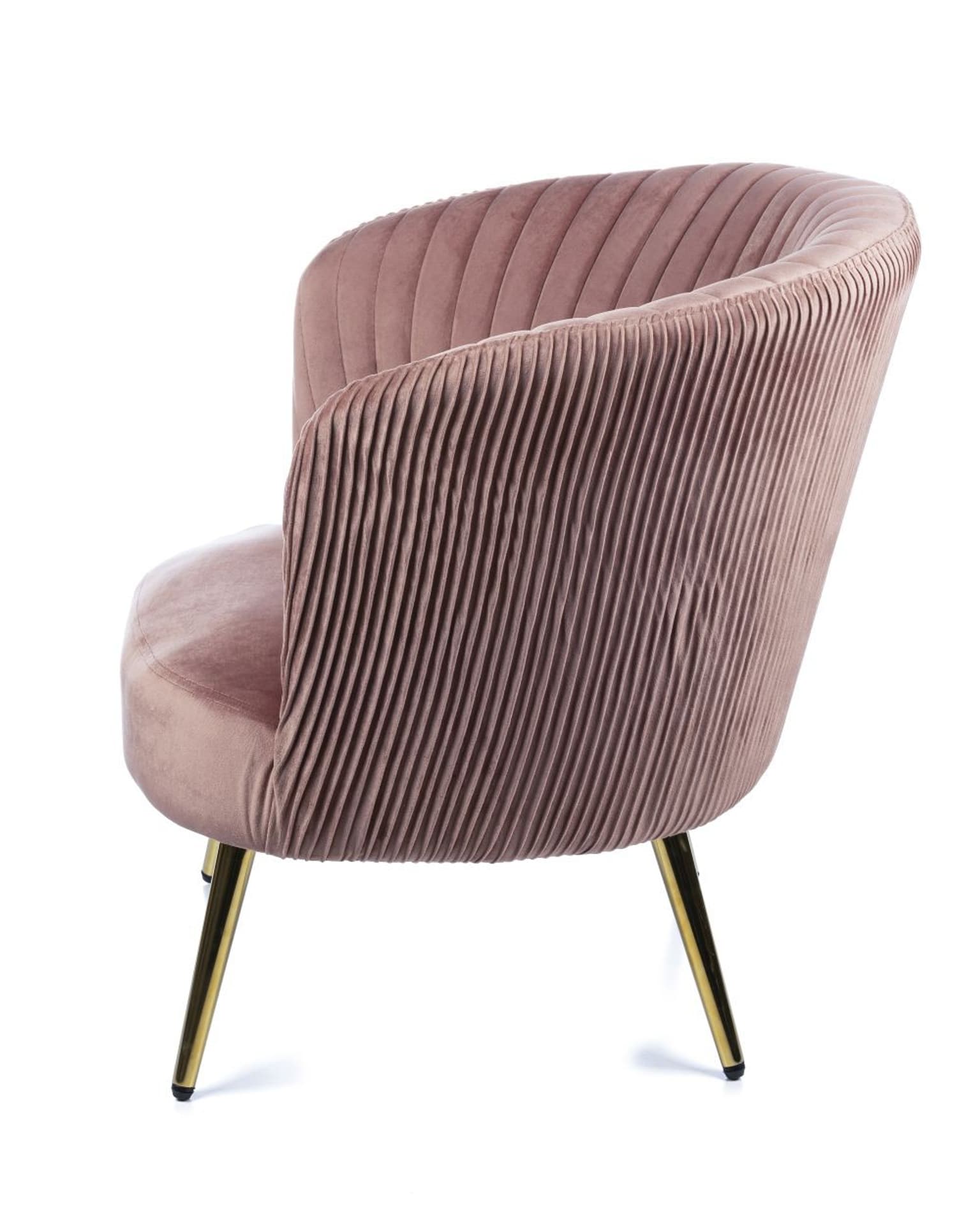 

Fotel Brakumi Salmon Gold