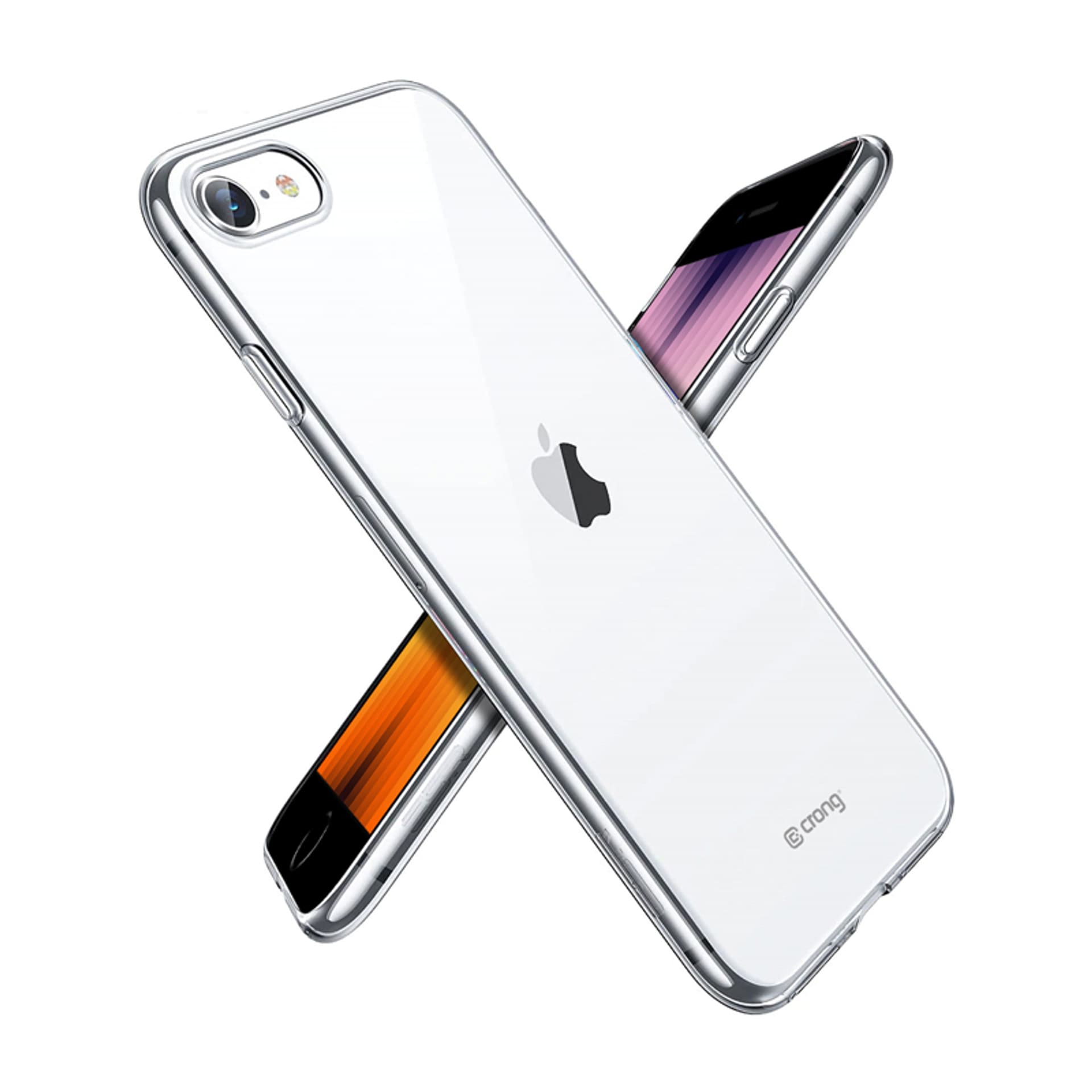 

Crong Crystal Slim Cover - Etui iPhone SE (2022/2020) / 8 / 7 (przezroczysty)