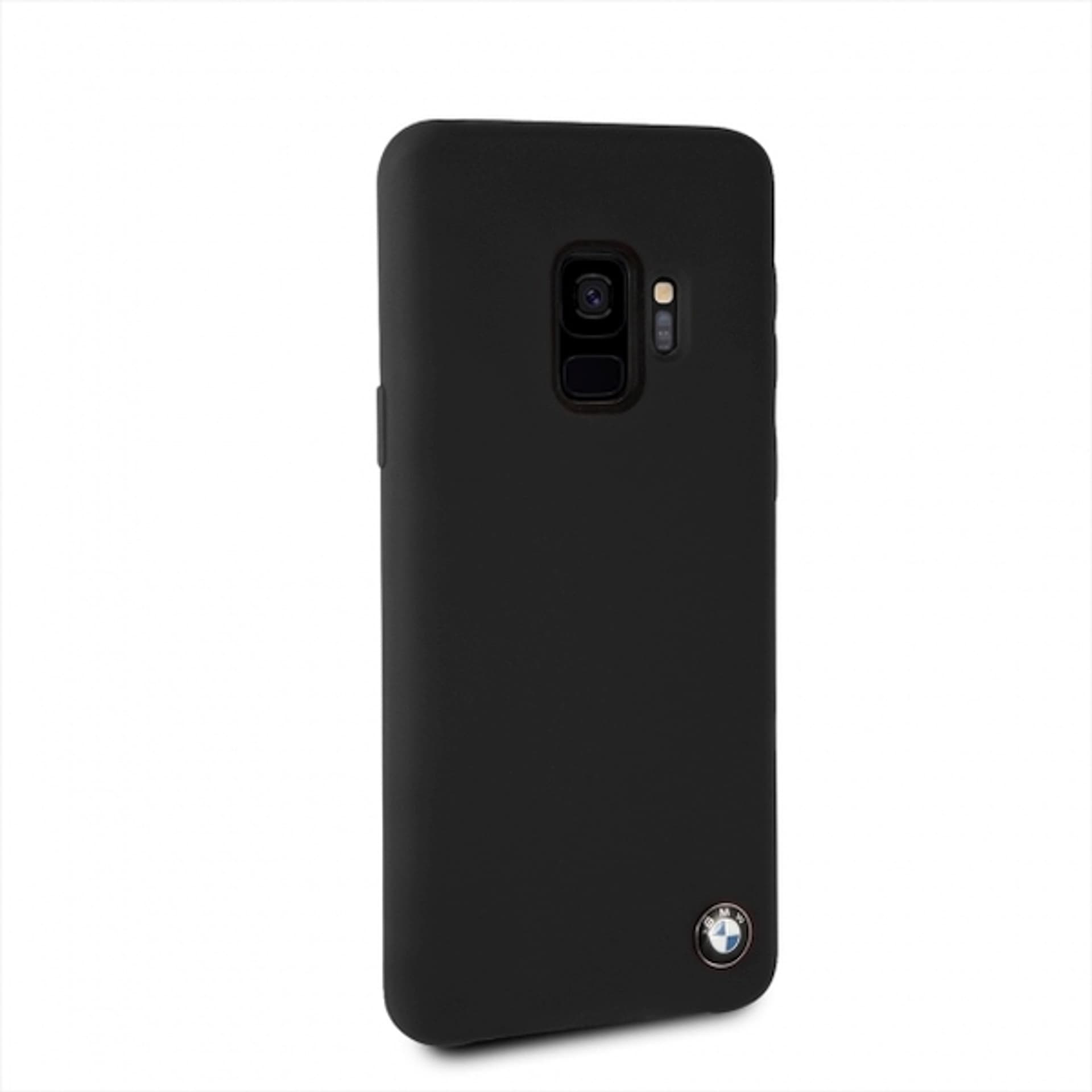 

Etui hardcase BMW BMHCS9SILBK S9 G960 czarny/black Silicone
