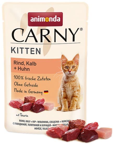 

ANIMONDA Carny Kitten wołowina, cielęcina i kurczak 85 g