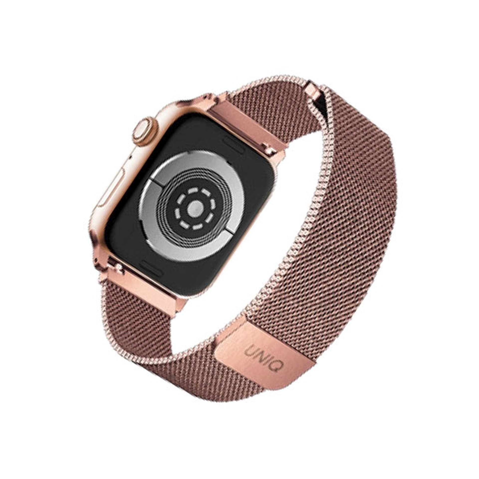 

UNIQ pasek Dante Apple Watch Series 4/5/6/7/8/SE/SE2 38/40/41mm Stainless Steel różwo-złoty/rose gold