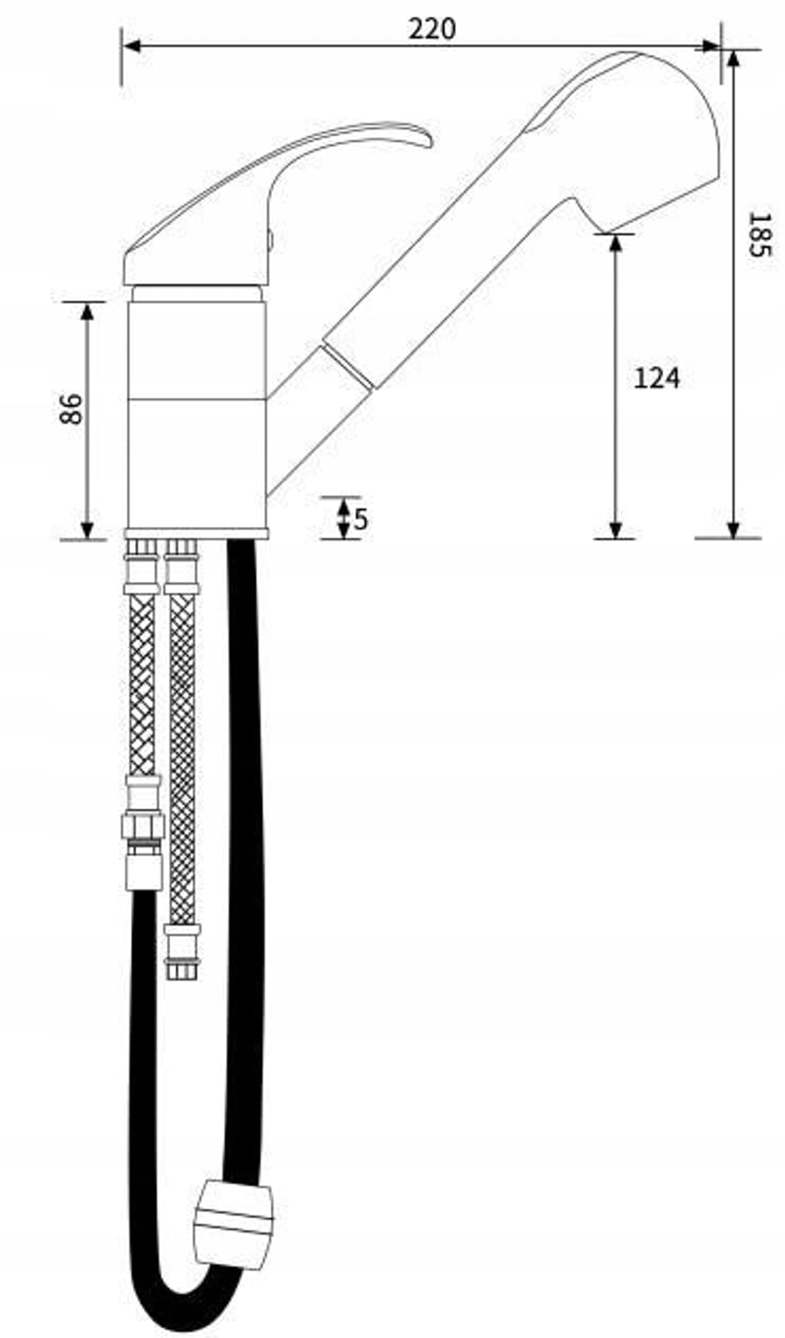 

Bateria PYRAMIS FIDO beż piaskowy 090920038 (kolor beżowy, wyciągana wylewka)