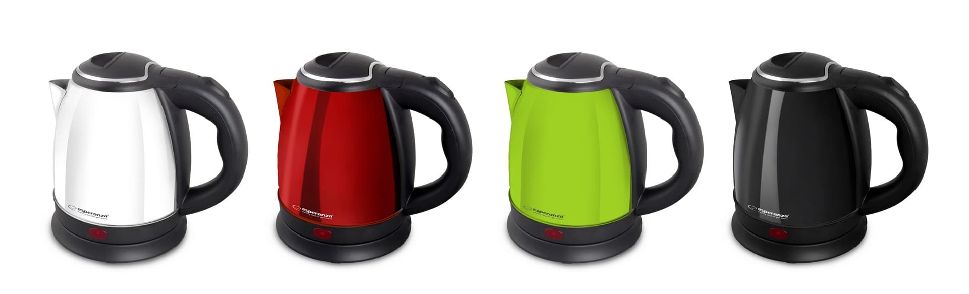 

Czajnik stalowe Esperanza PARANA EKK028W (1350W 1l; kolor biały)