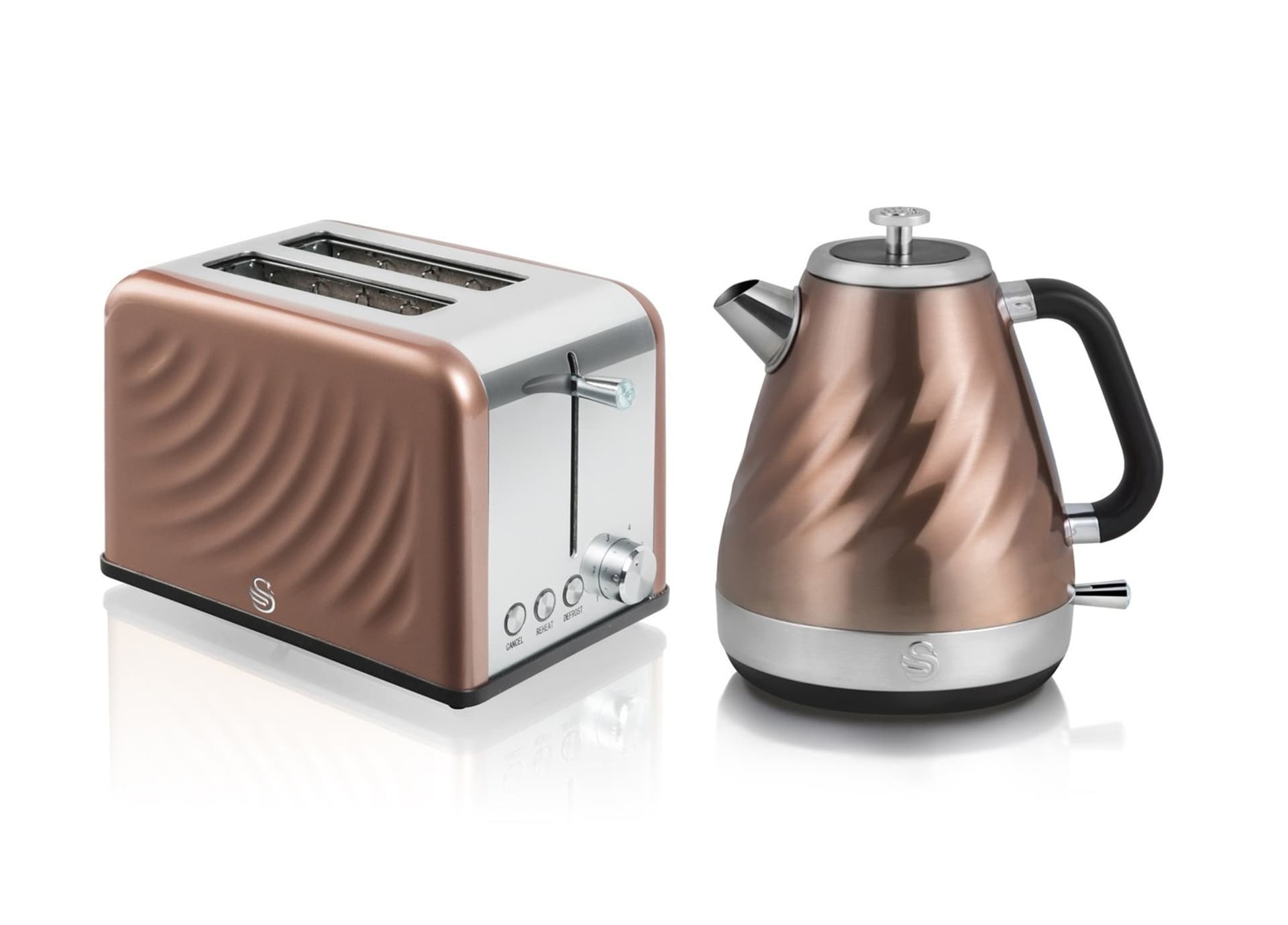 

Czajnik elektryczny Swan COPPER SK37010TWN (2200W 1.6l; kolor brązowy)