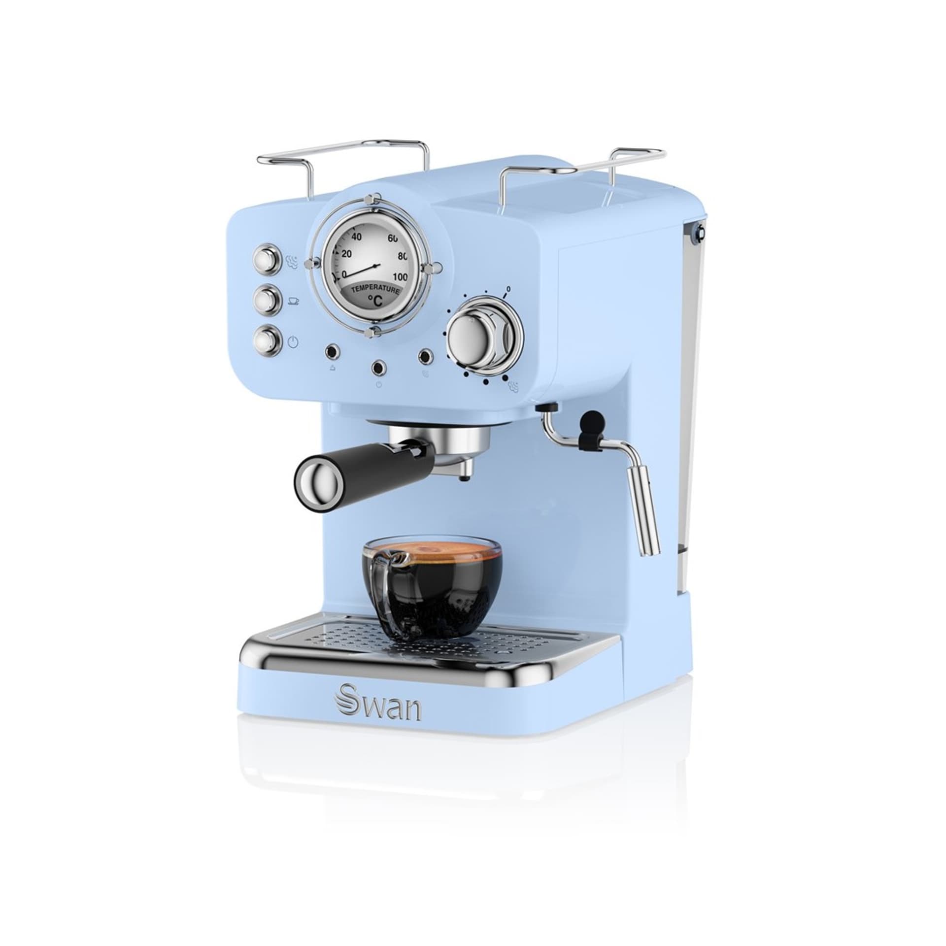 

Ekspres ciśnieniowy Swan Espresso Coffee Machine SK22110BLN (1100W; kolor niebieski)