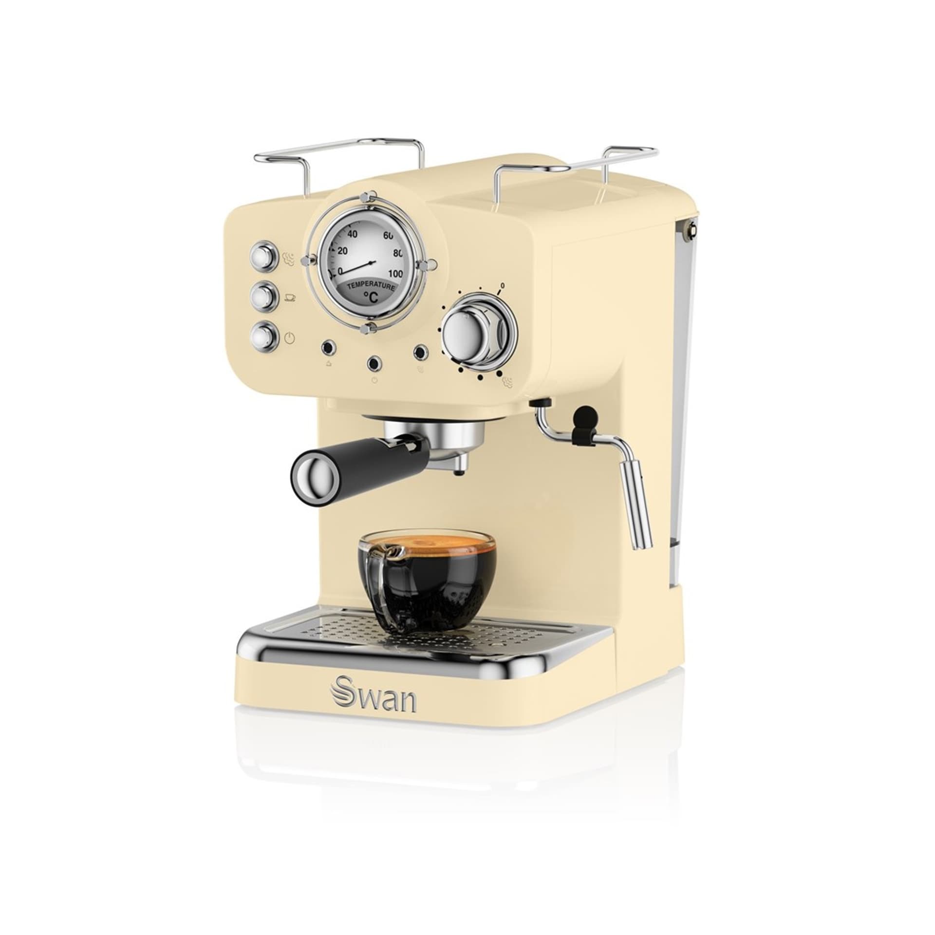 

Ekspres ciśnieniowy Swan Espresso Coffee Machine SK22110CN (1100W; kolor kremowy)