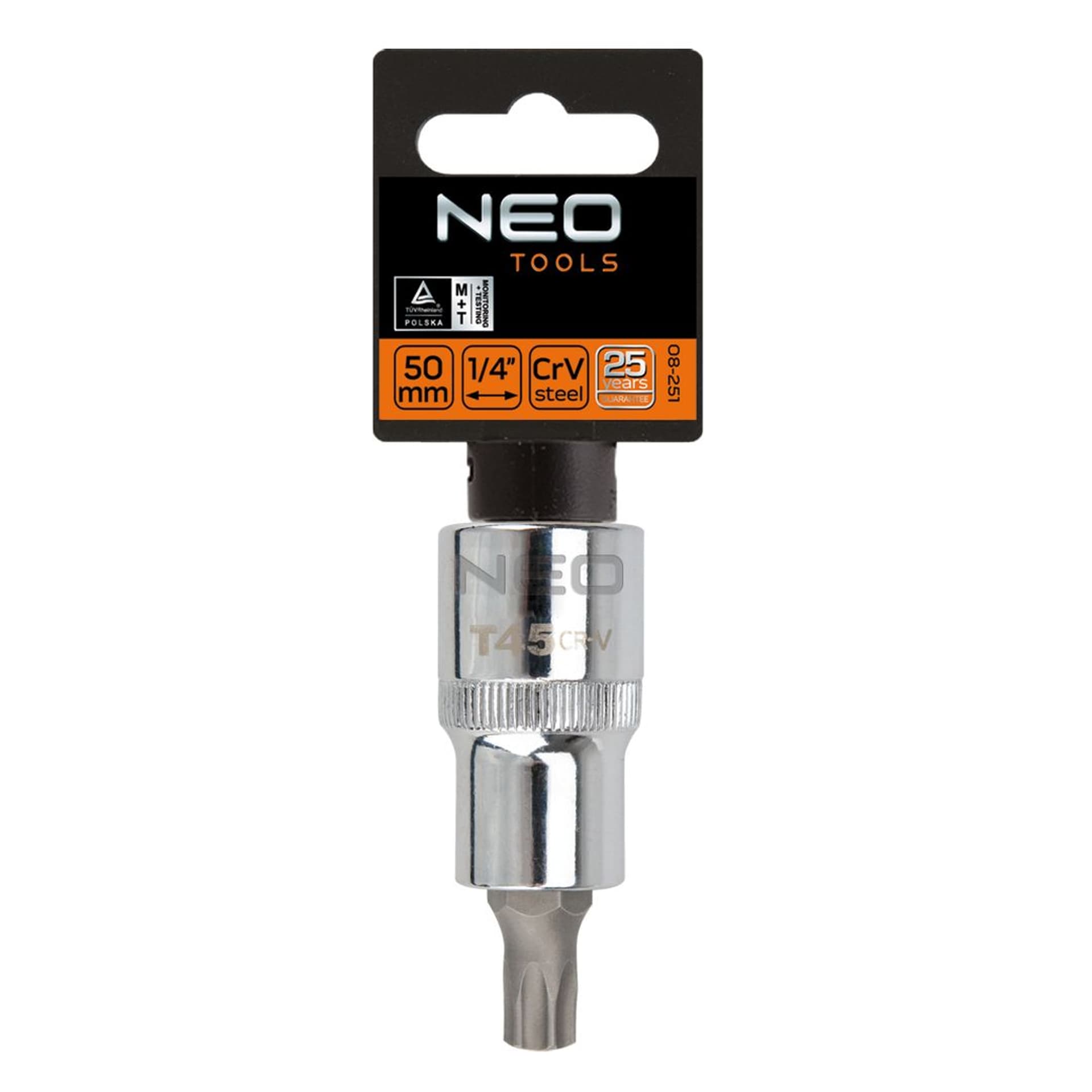 

Końcówka Torx na nasadce 1/2", T40 x 55 mm