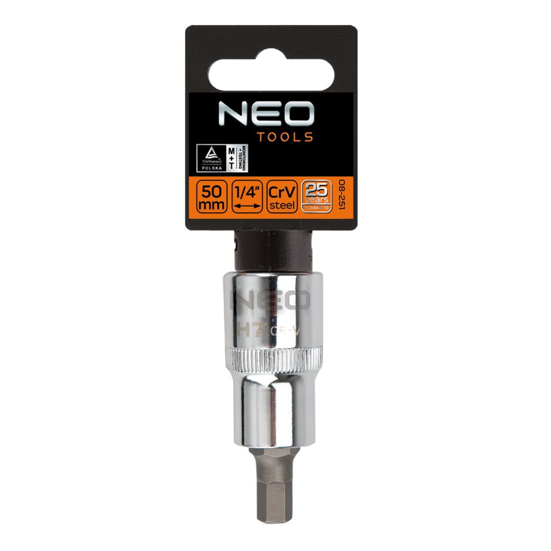 

Końcówka sześciokątna na nasadce 1/2", H5 x 55 mm