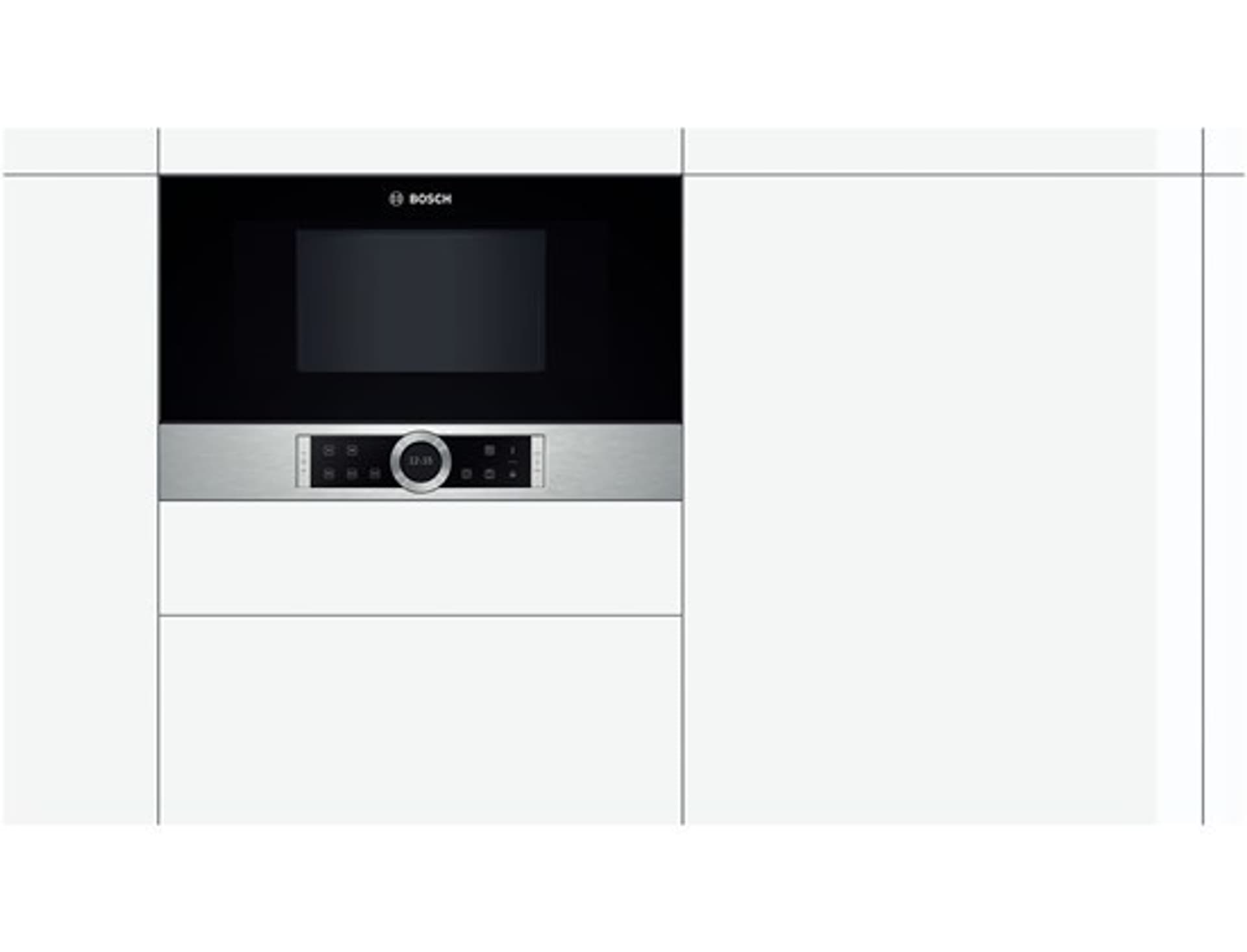 

Kuchenka mikrofalowa BOSCH BFL634GS1 (900W; 21l; kolor inox)