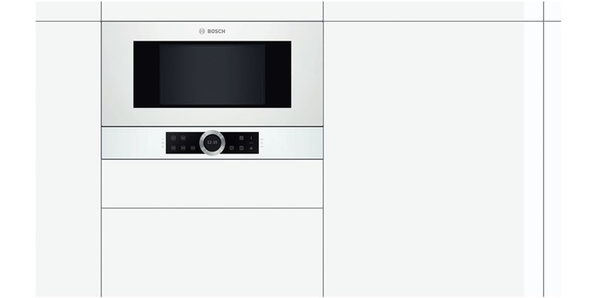 

Kuchenka mikrofalowa BOSCH BFL634GW1 (900W; 21l; kolor biały)