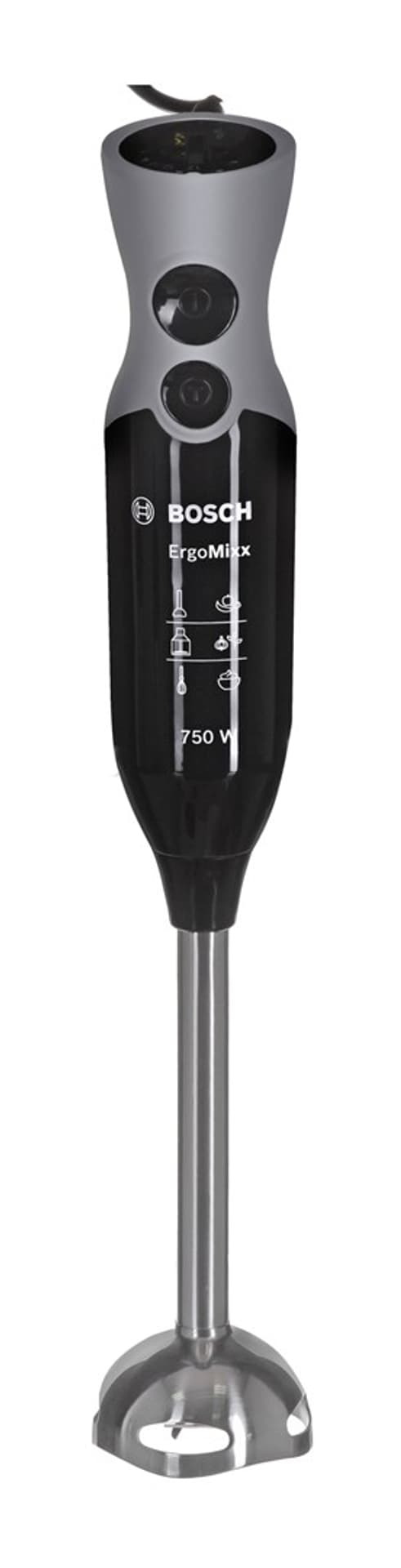 

Blender ręczny BOSCH MSM67140 (750W; kolor czarny, kolor szary)