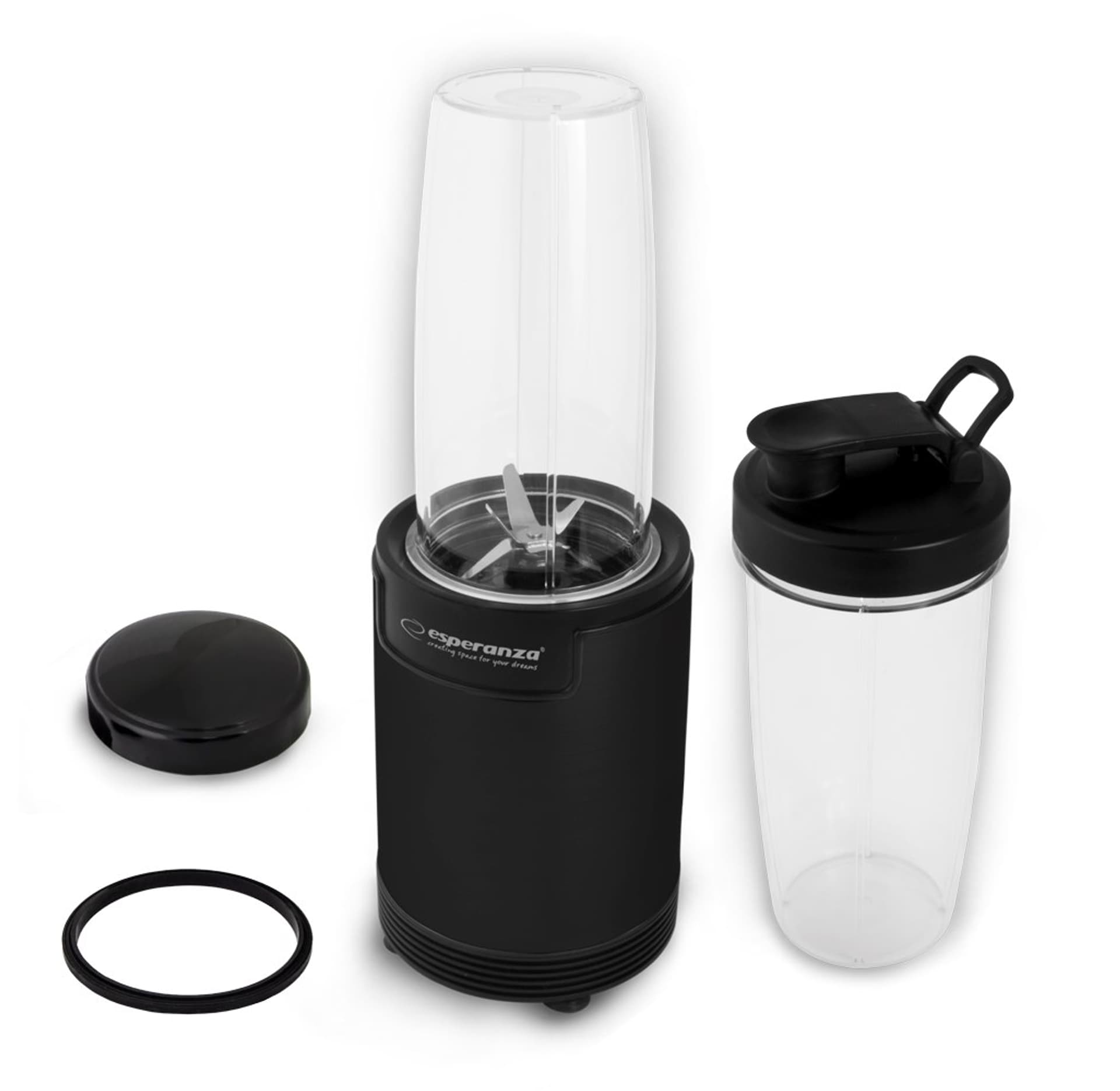 

Blender smoothie Esperanza NUTRI SHOT EKM029 (700W; kolor czarny)