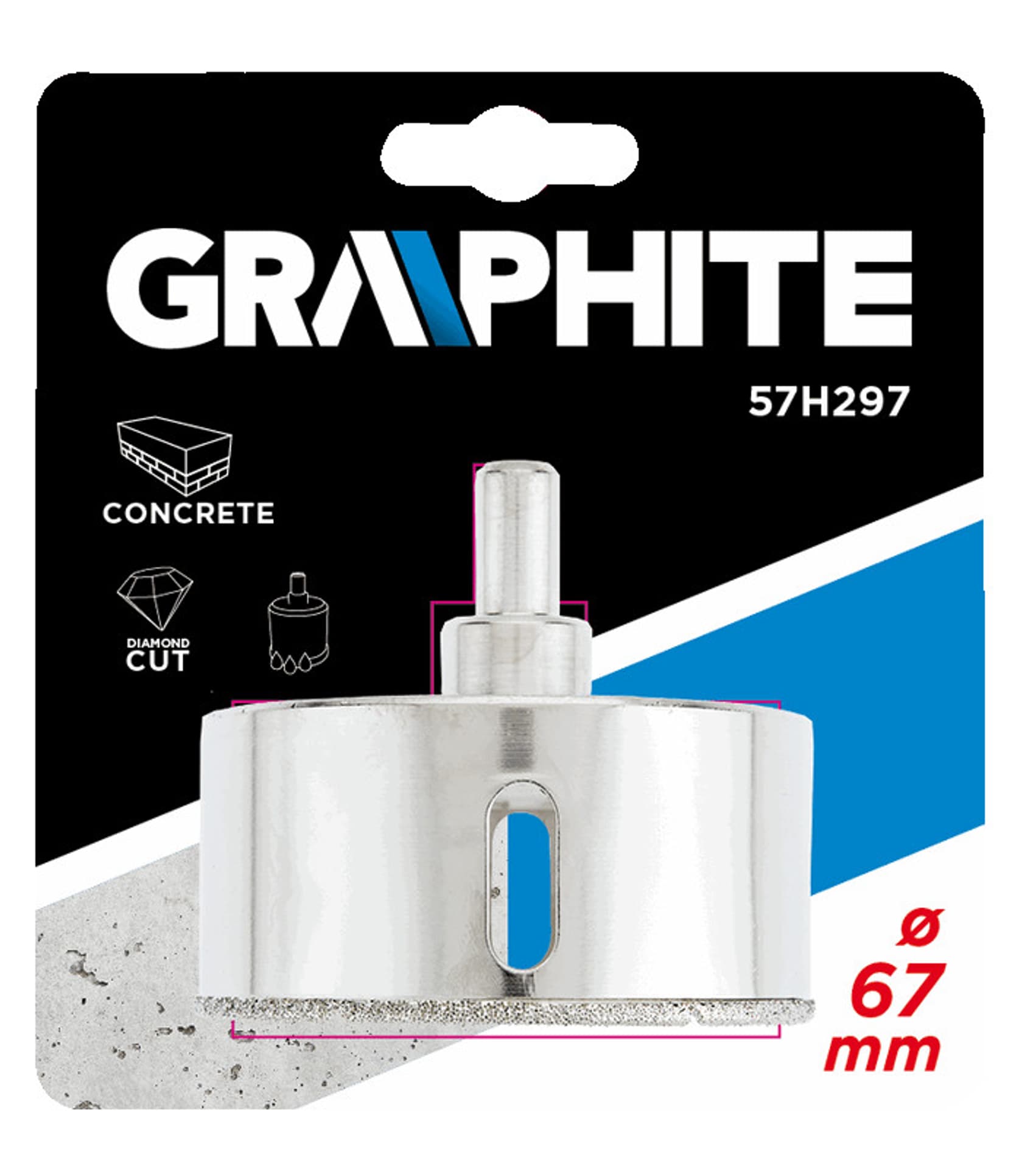 

Wiertło diamentowe do gresu 67 mm