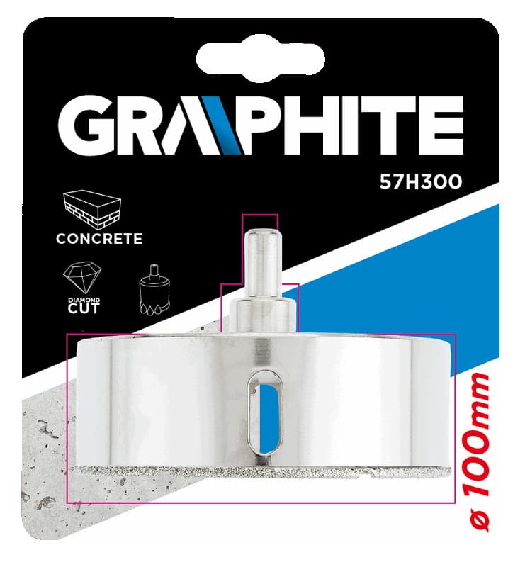 

Wiertło diamentowe do gresu 100 mm