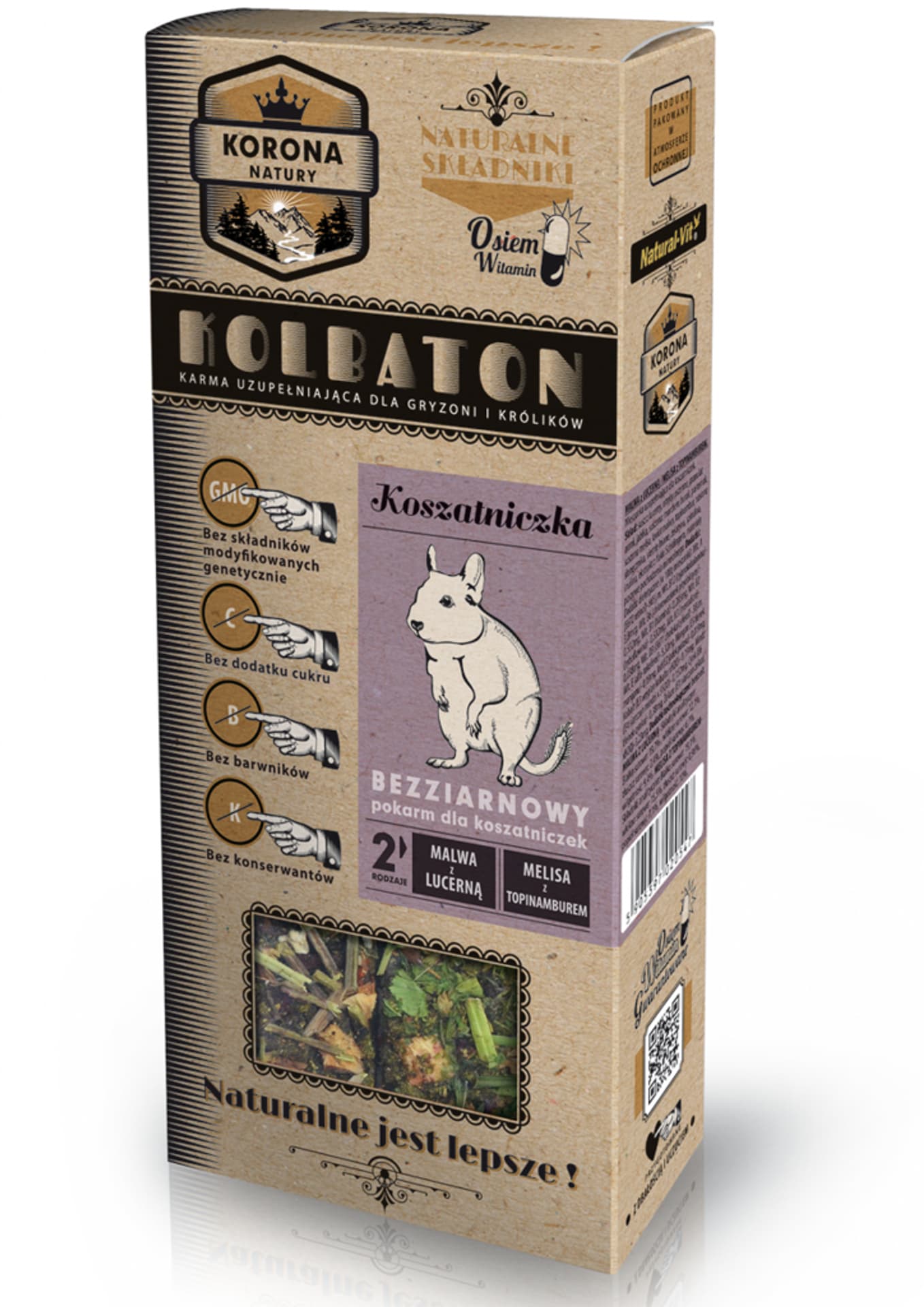 

KORONA NATURY Kolbaton - Koszatniczka 120g