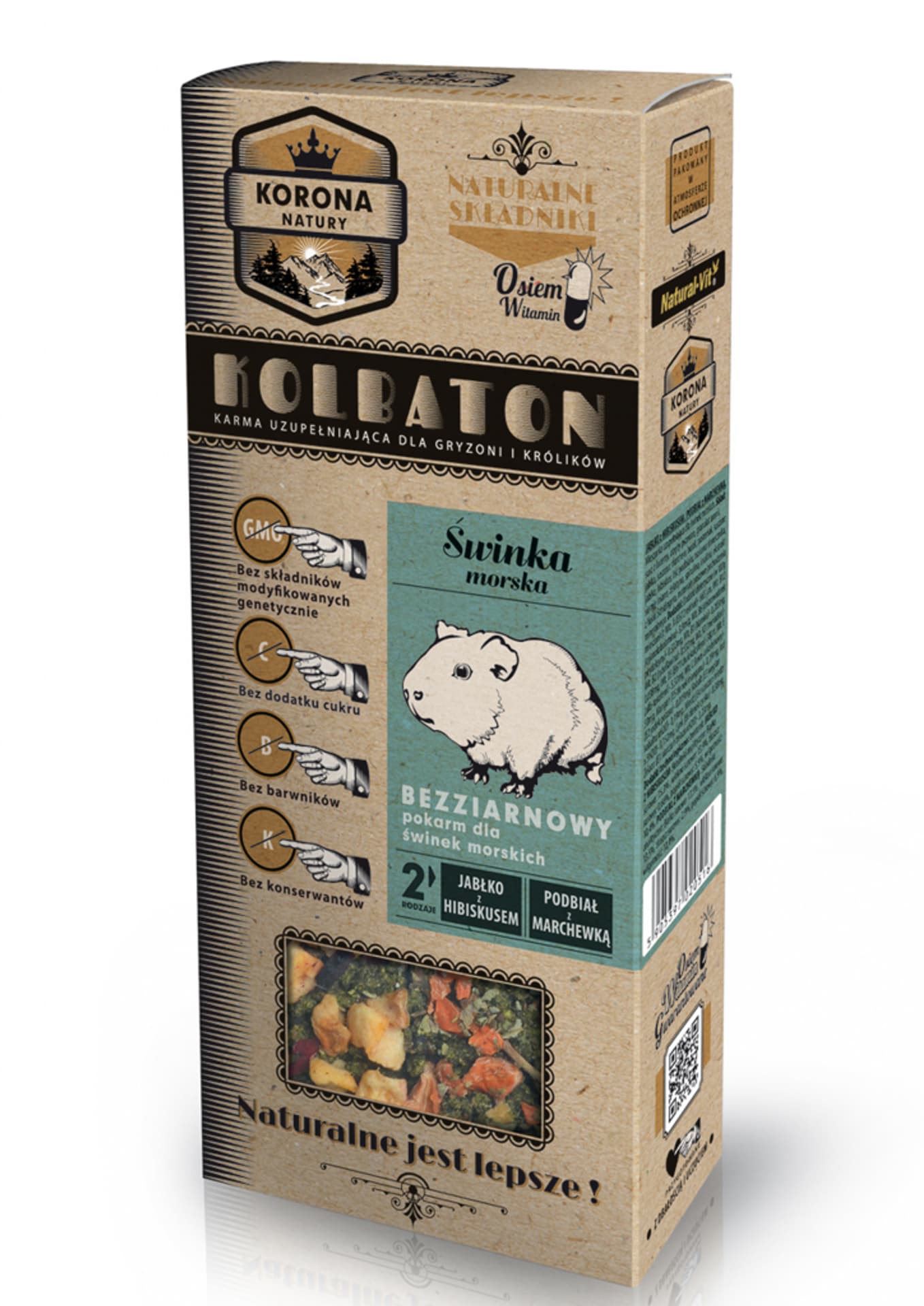 

KORONA NATURY Kolbaton - Świnka morska 120g